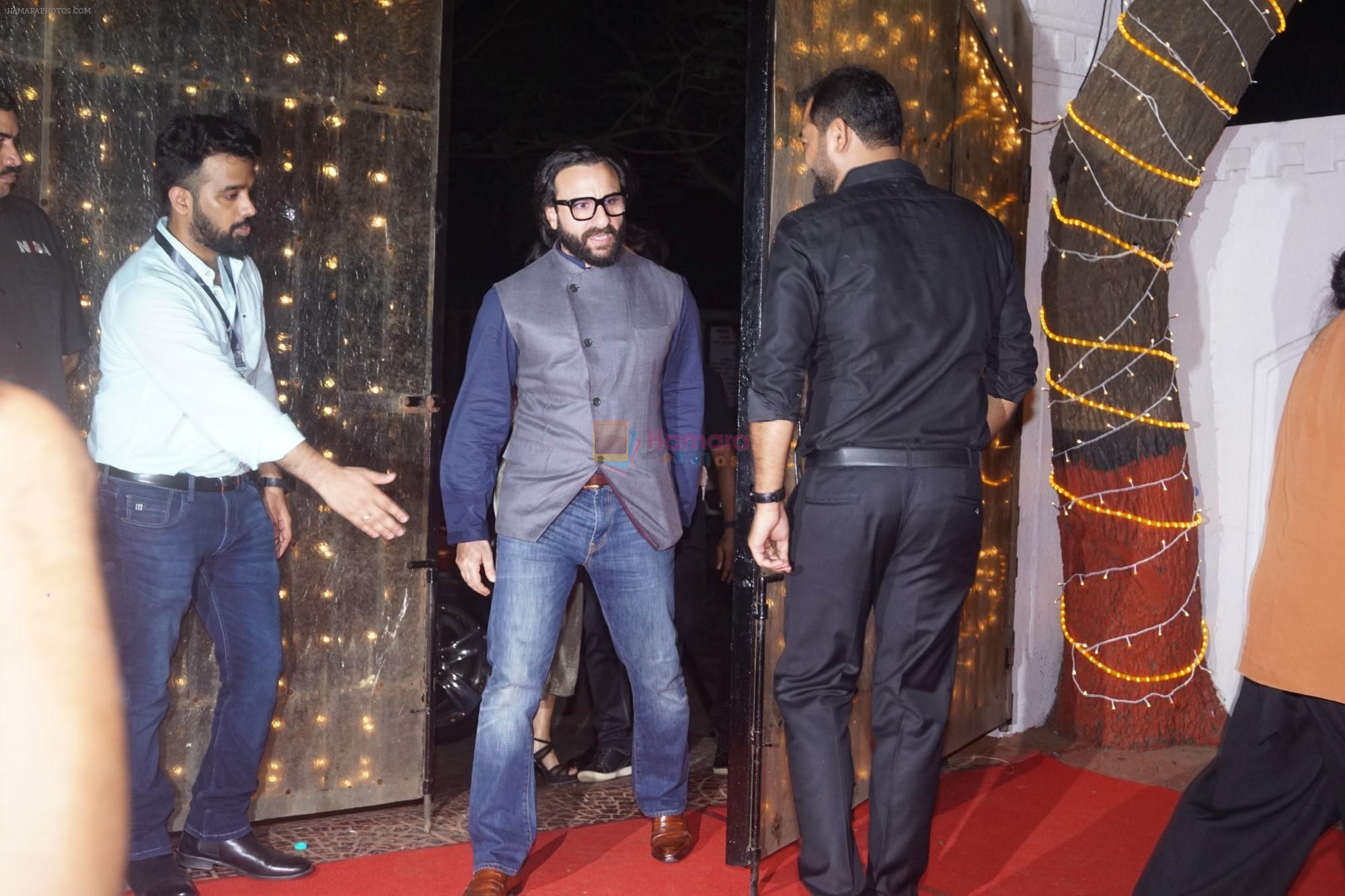 Saif Ali Khan at Anand pandit Hosted Success Party of Hindi Film Baazaar on 21st Nov 2018