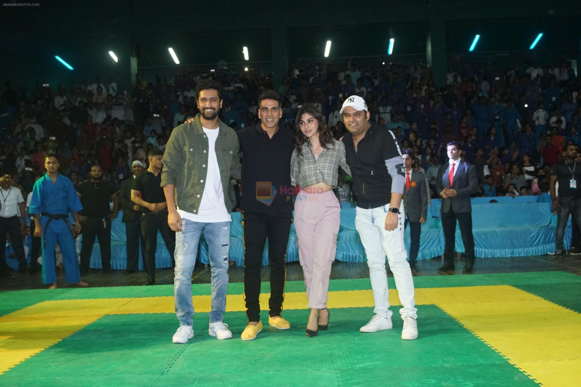 Akshay Kumar,Vicky Kaushal,Mouni Roy, Kapil Sharma at the 10th Akshay Kumar Kudo Tournament on 22nd Nov 2018