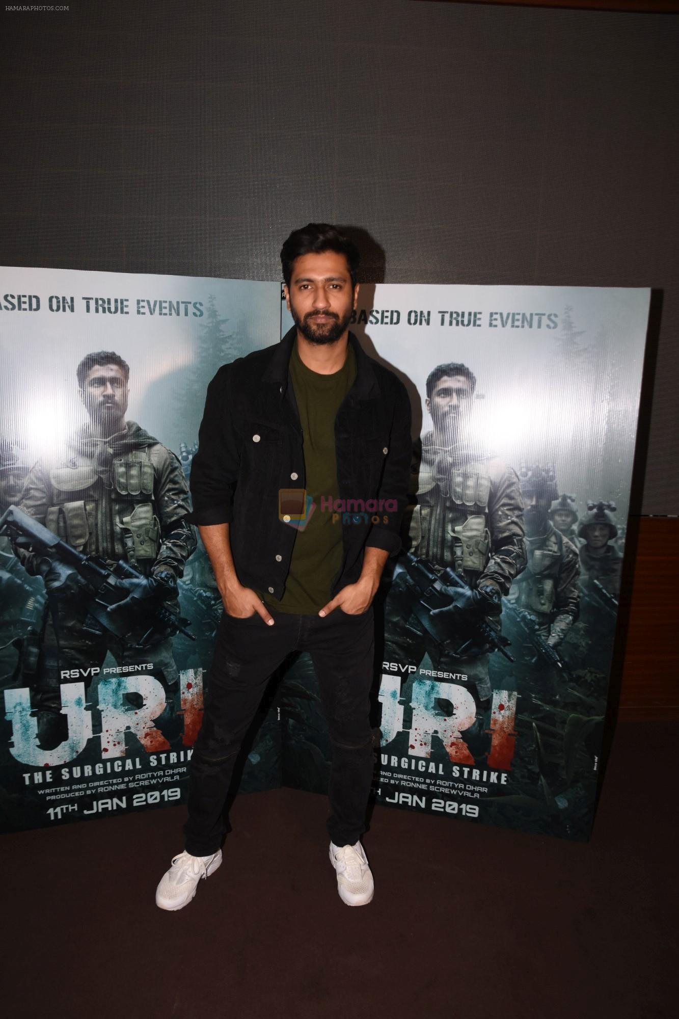 Vicky Kaushal spotted For Trailer Preview Of Film URI on 3rd Dec 2018