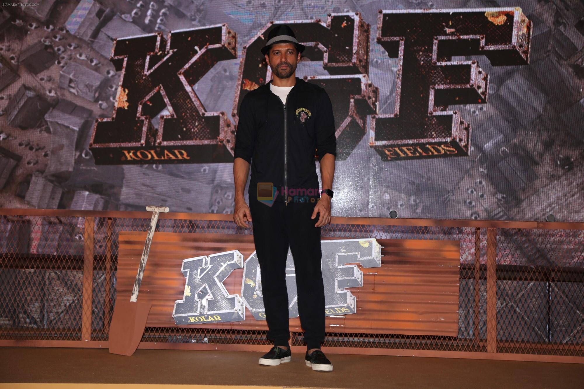 Farhan Akhtar at the Trailer Launch Of Film KGF on 5th Nov 2018