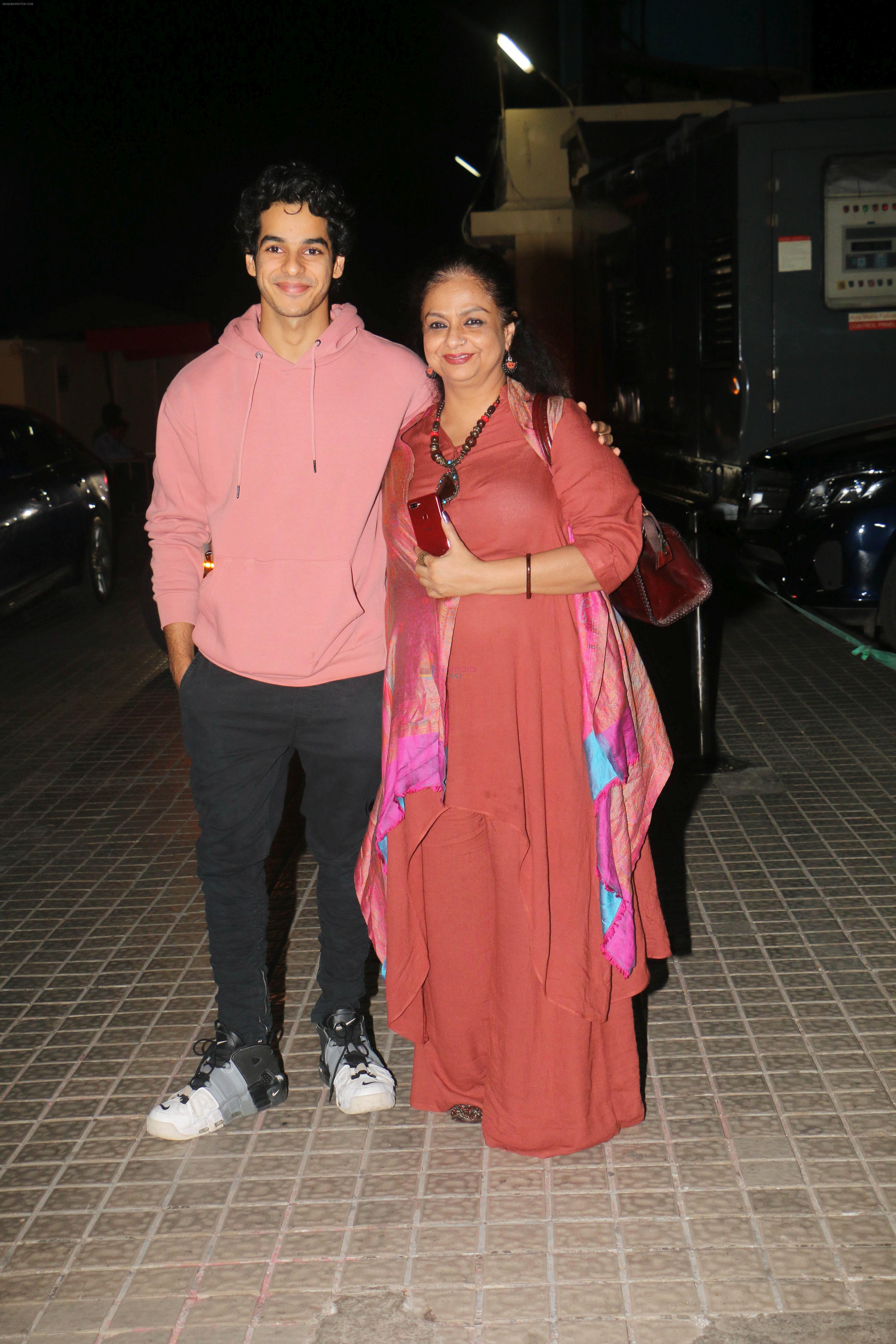 Ishaan Khattar, Neelima Azeem  at the Screening Of Film Kedarnath At Pvr Juhu on 5th Dec 2018