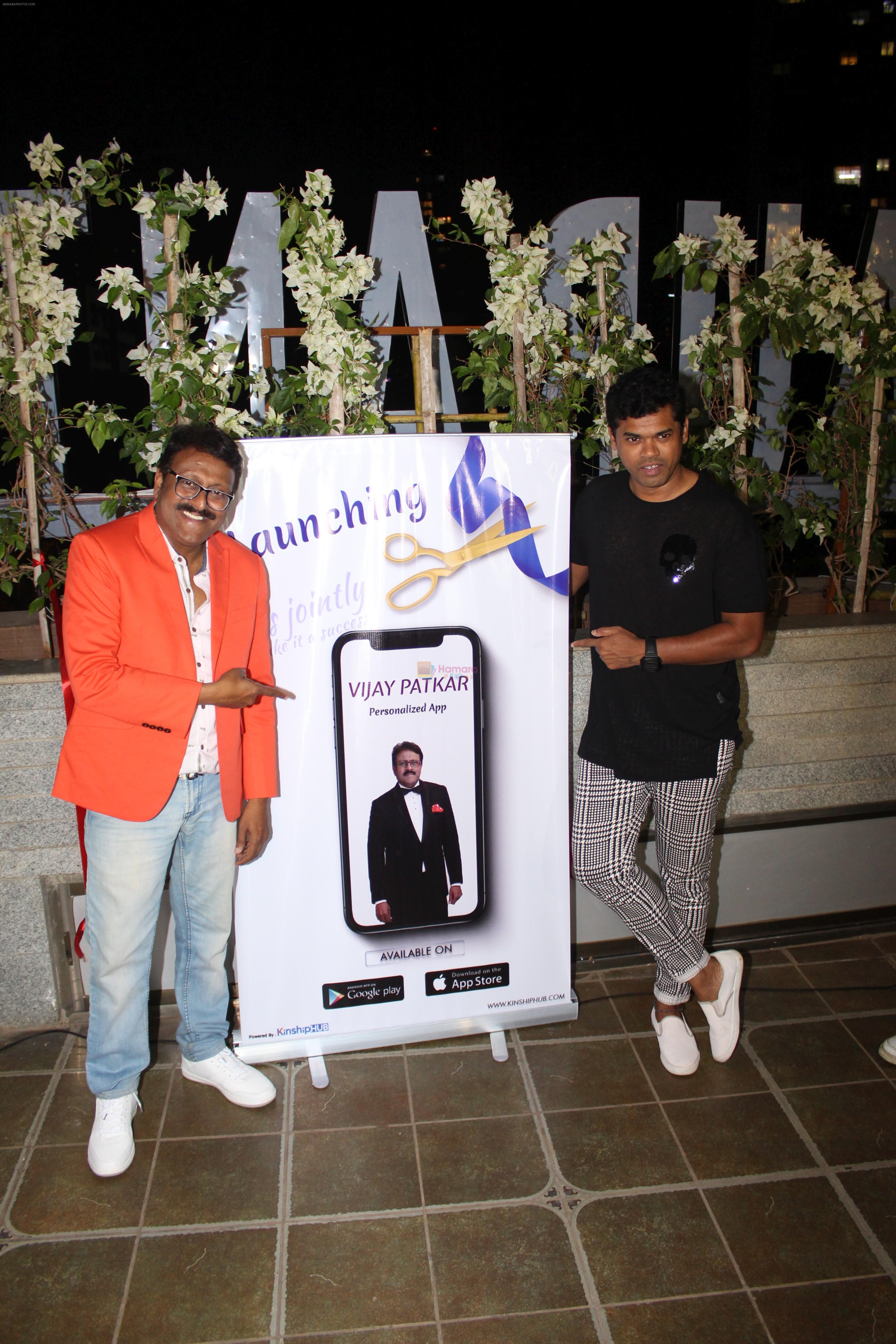 Siddharth Jadhav at the launch of Vijay Patkar Personalised App on 5th Dec 2018