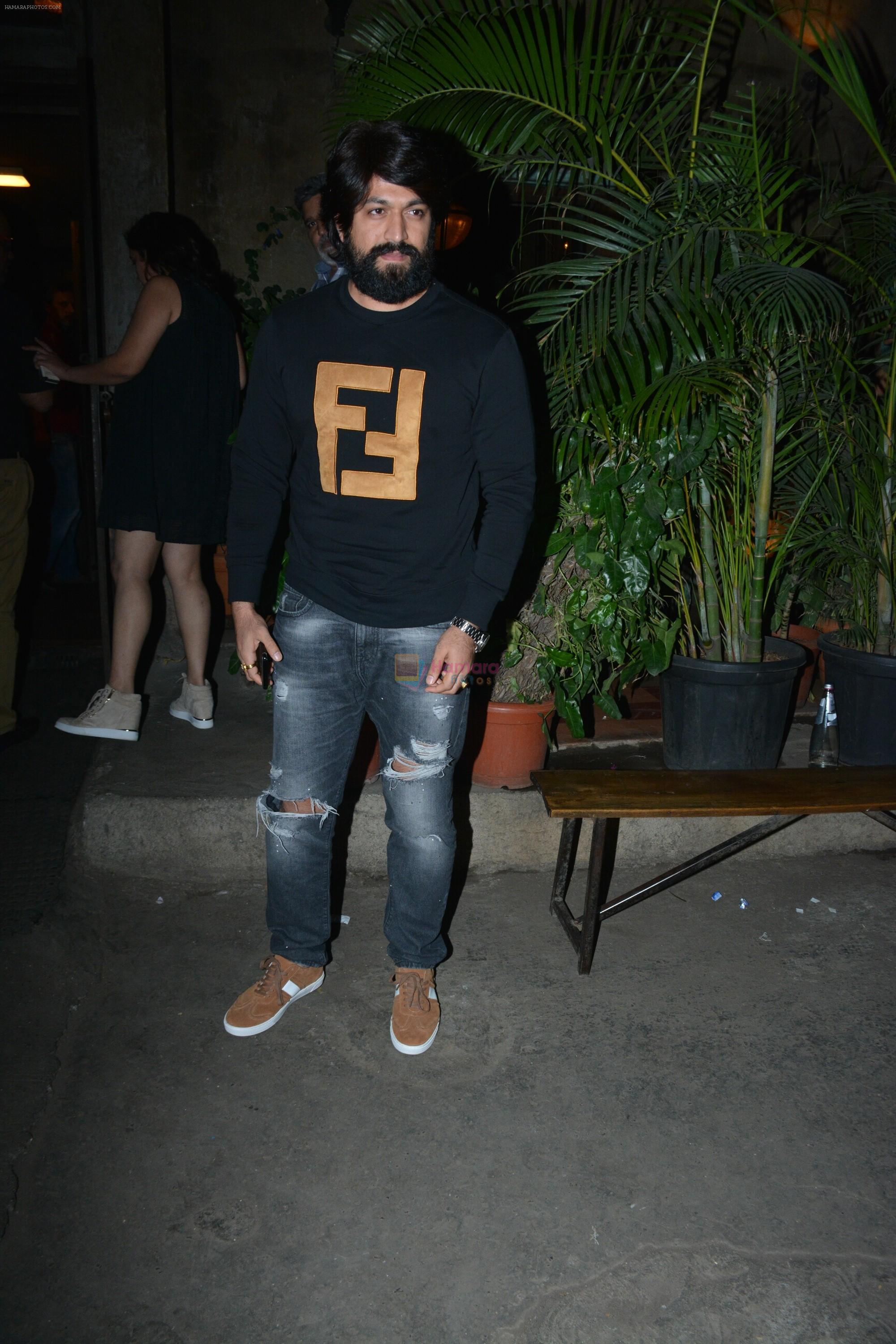 Yash spotted at Pali Bhavan restaurant in bandra on 8th Dec 2018