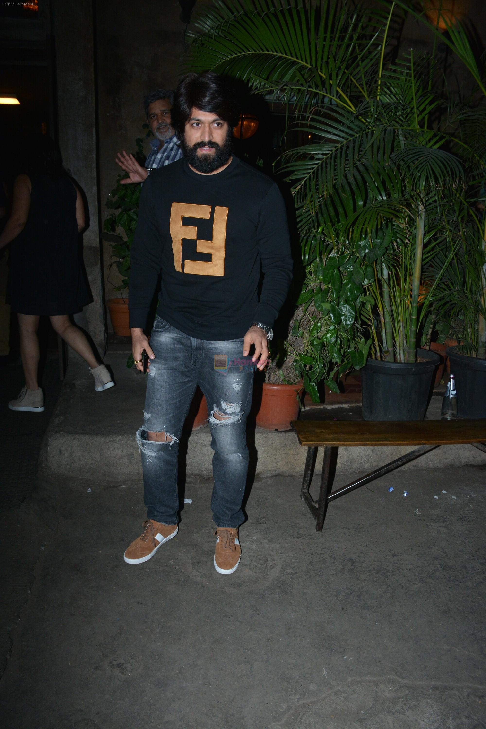 Yash spotted at Pali Bhavan restaurant in bandra on 8th Dec 2018