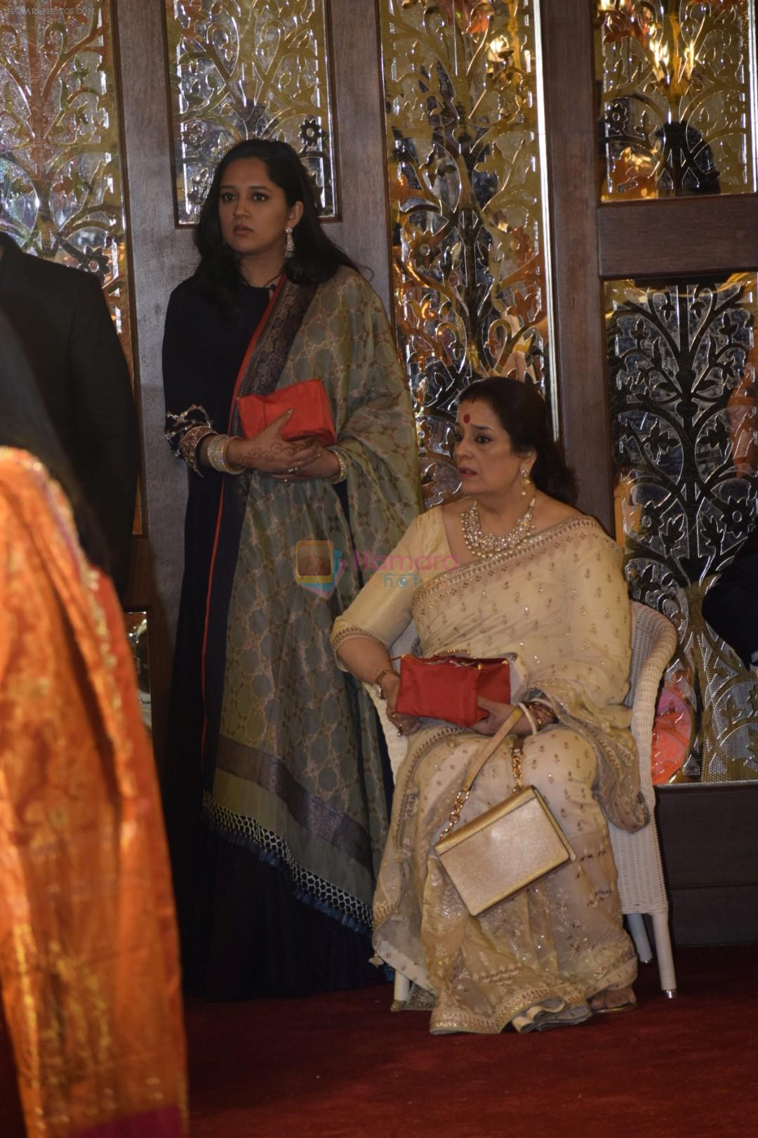 Poonam Sinha at Isha Ambani and Anand Piramal's wedding on 12th Dec 2018