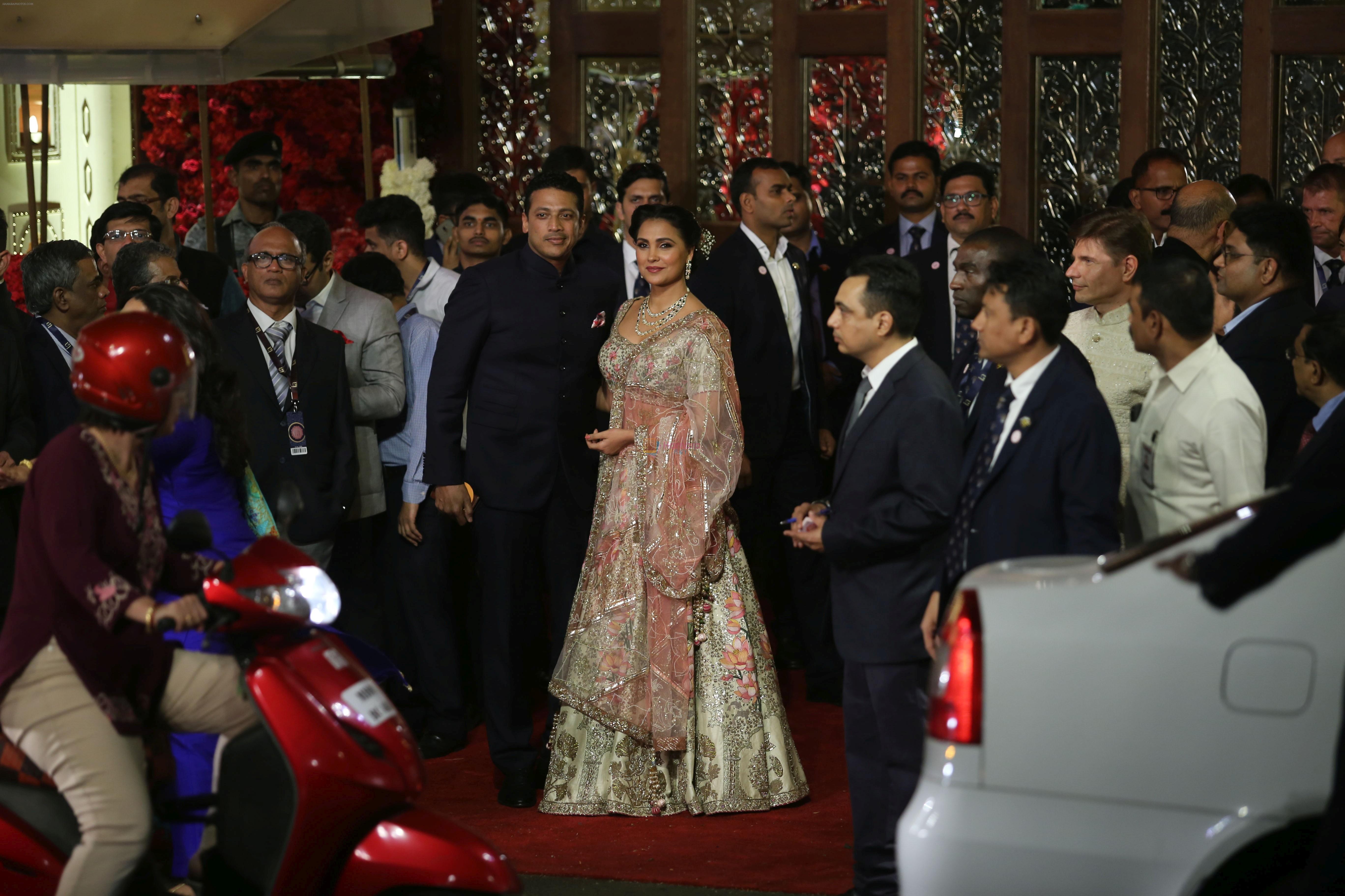 Lara Dutta at Isha Ambani and Anand Piramal's wedding on 12th Dec 2018