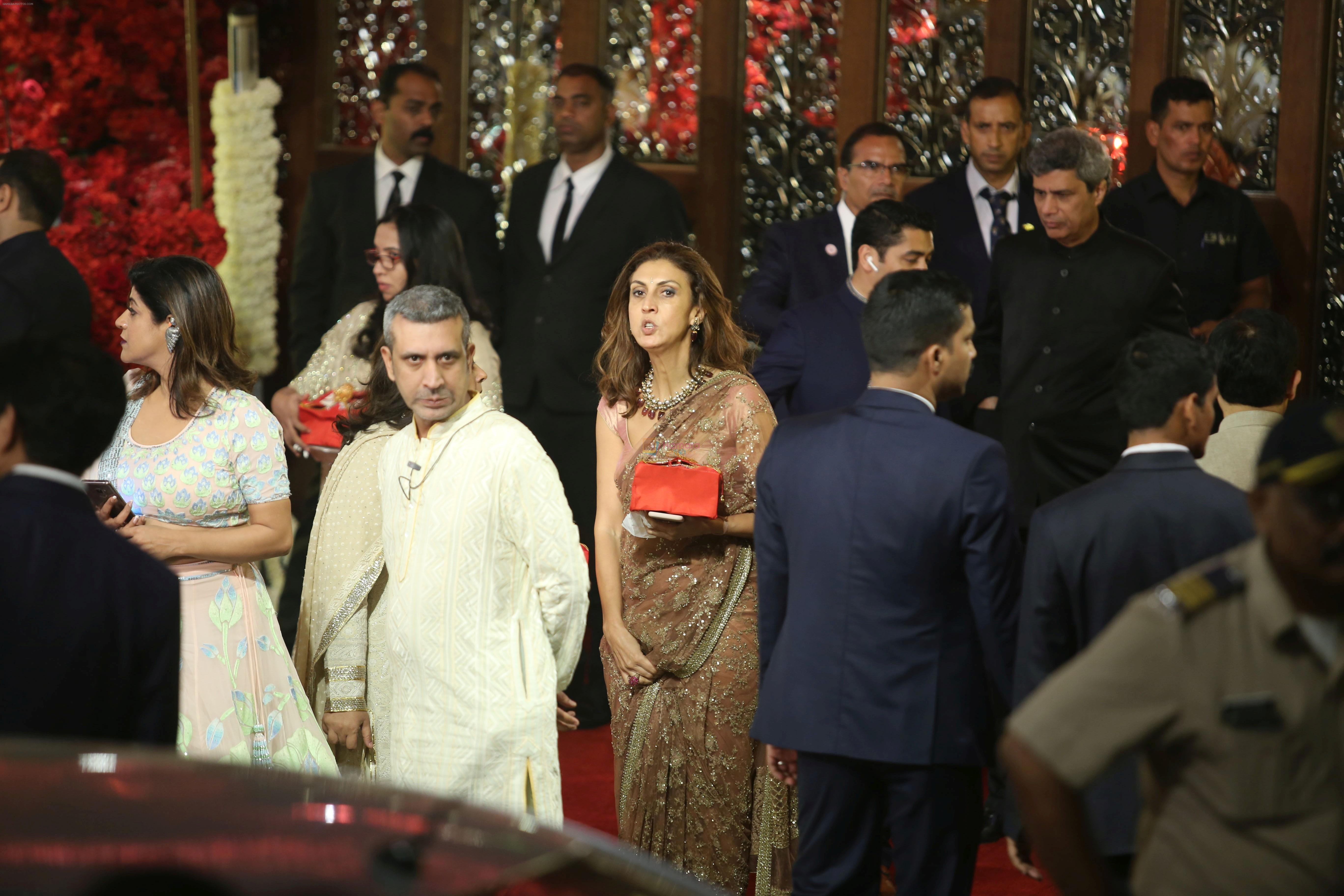 at Isha Ambani and Anand Piramal's wedding on 12th Dec 2018