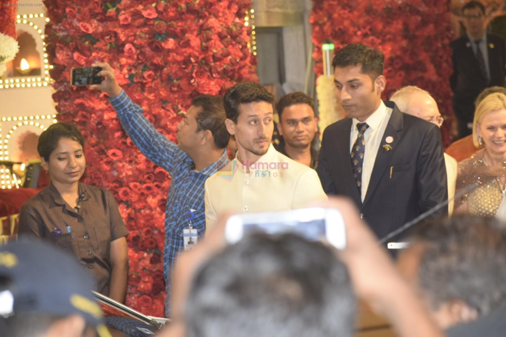 Tiger Shroff  at Isha Ambani and Anand Piramal's wedding on 12th Dec 2018