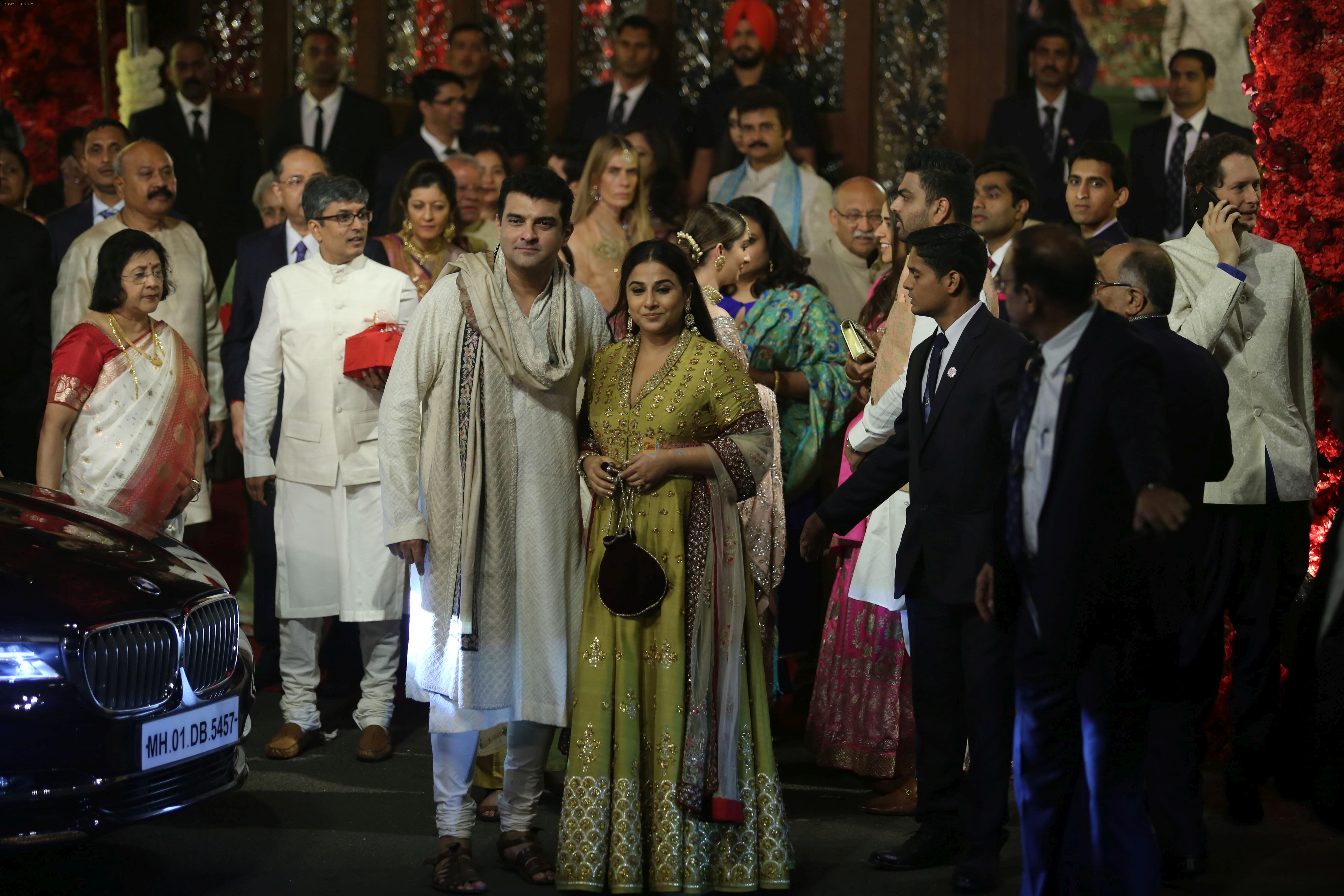 Vidya Balan at Isha Ambani and Anand Piramal's wedding on 12th Dec 2018