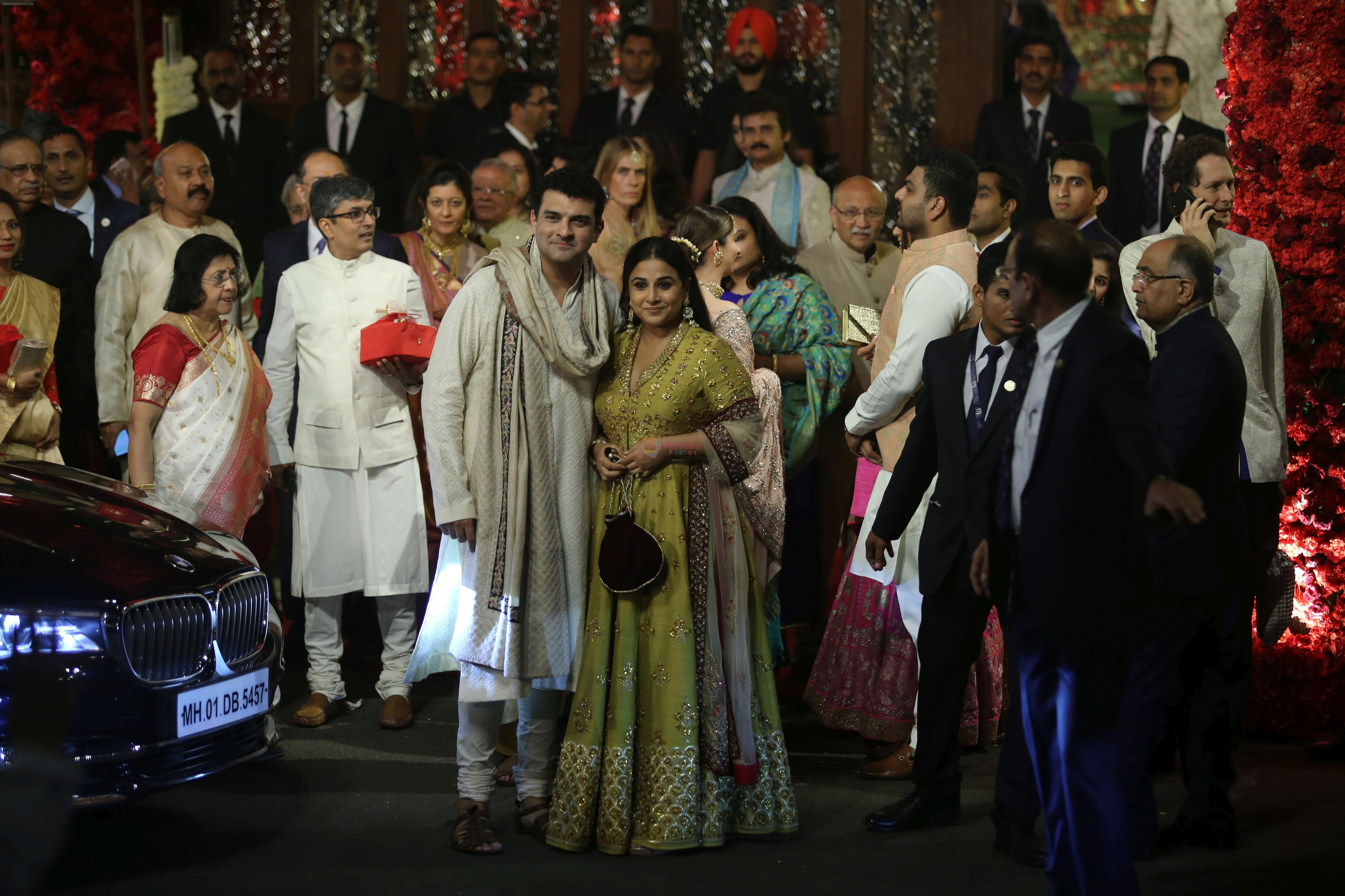 Vidya Balan at Isha Ambani and Anand Piramal's wedding on 12th Dec 2018