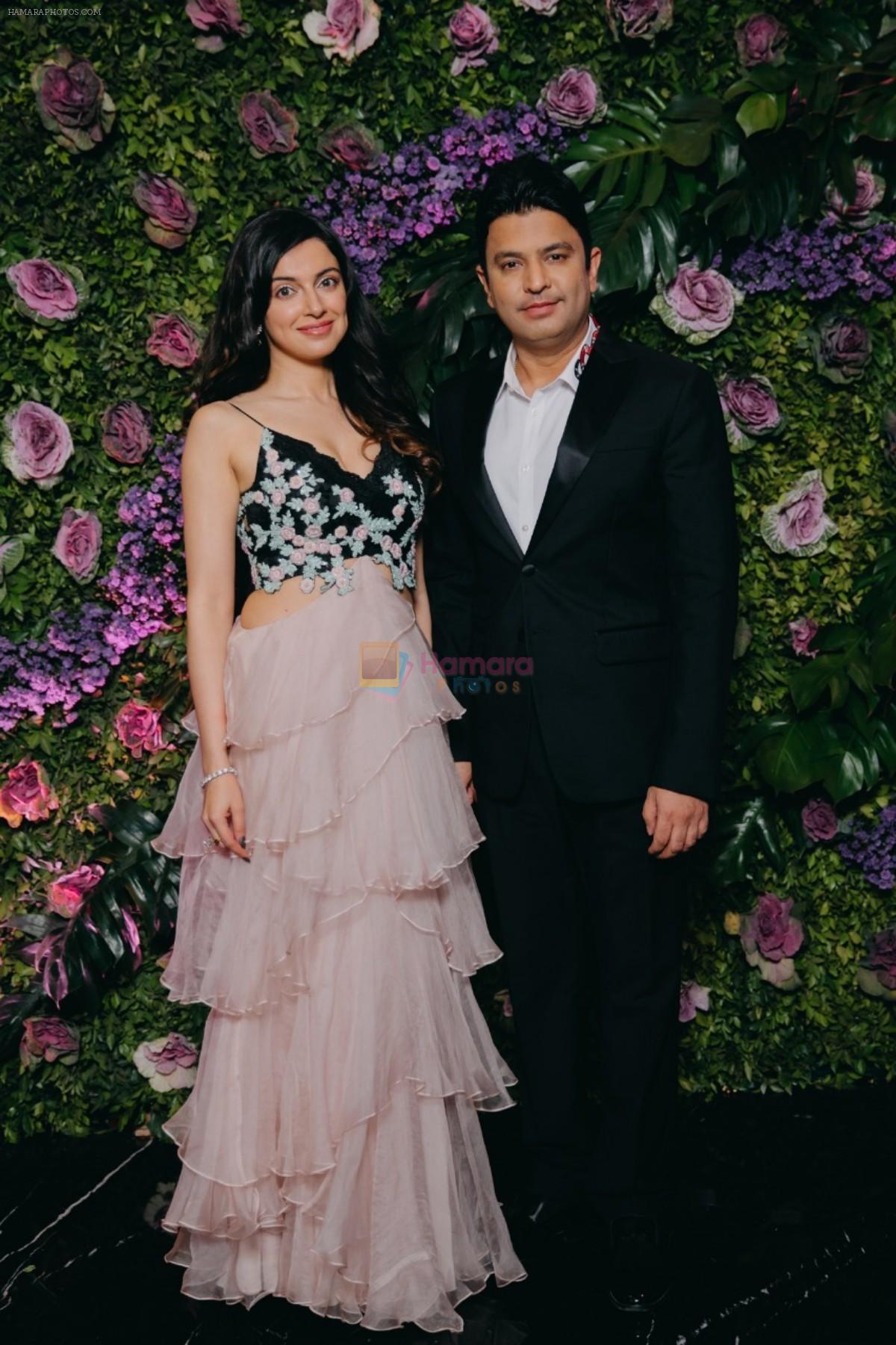 Bhushan Kumar, Divya Kumar at Dinesh Vijan and Pramita Tanwar's wedding reception in jw marriott juhu on 15th Dec 2018