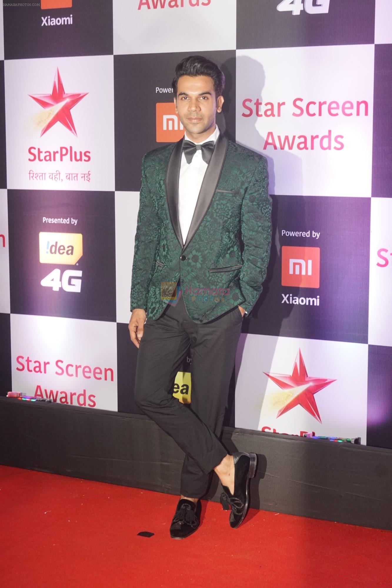 Rajkummar Rao at Red Carpet of Star Screen Awards 2018 on 16th Dec 2018