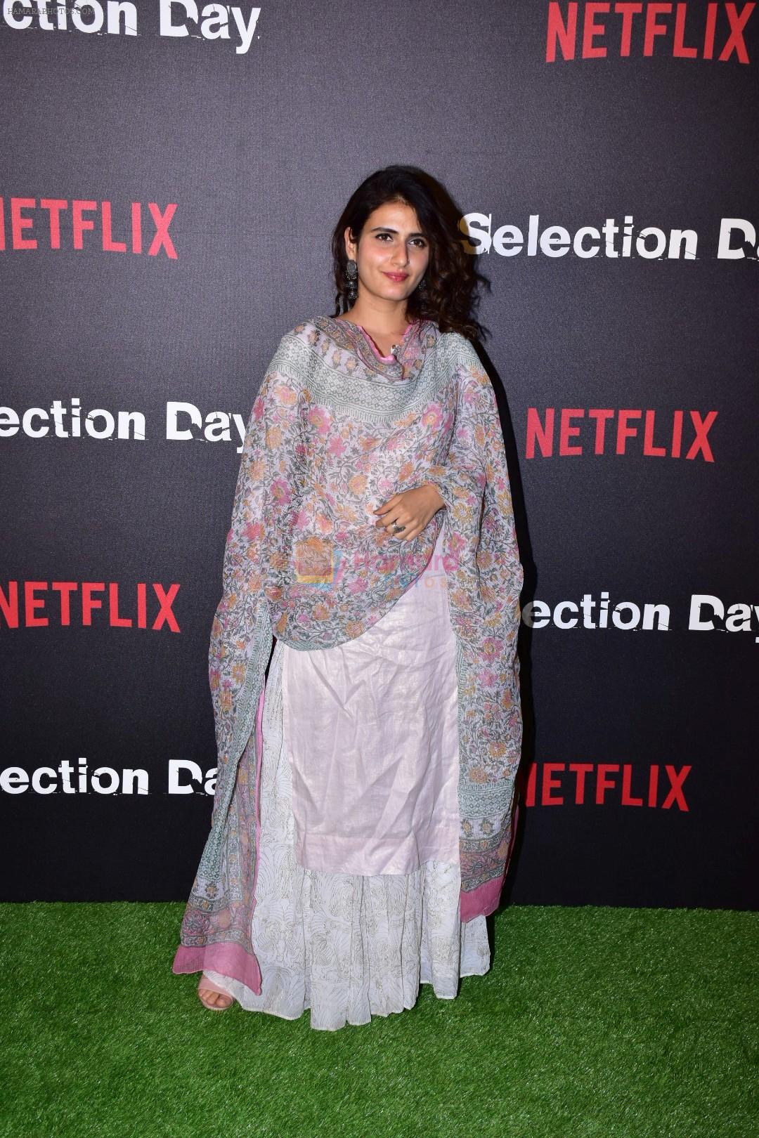 Fatima Sana Shaikh at the Red Carpet of Netfix Upcoming Series Selection Day on 18th Dec 2018