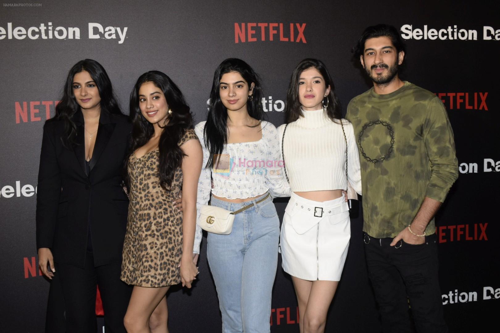 Rhea Kapoor, Janhvi Kapoor, Khushi Kapoor, Shanaya Kapoor, Mohit Marwah  at the Red Carpet of Netfix Upcoming Series Selection Day on 18th Dec 2018