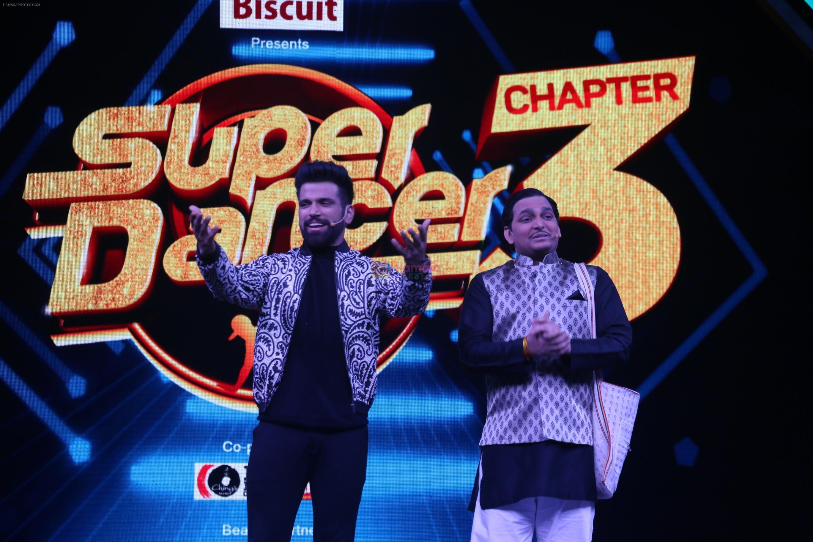 Rithvik Dhanjani at the Launch of Super Dancer Chapter 3 in Reliance studio filmcity goregaon on 19th Dec 2018