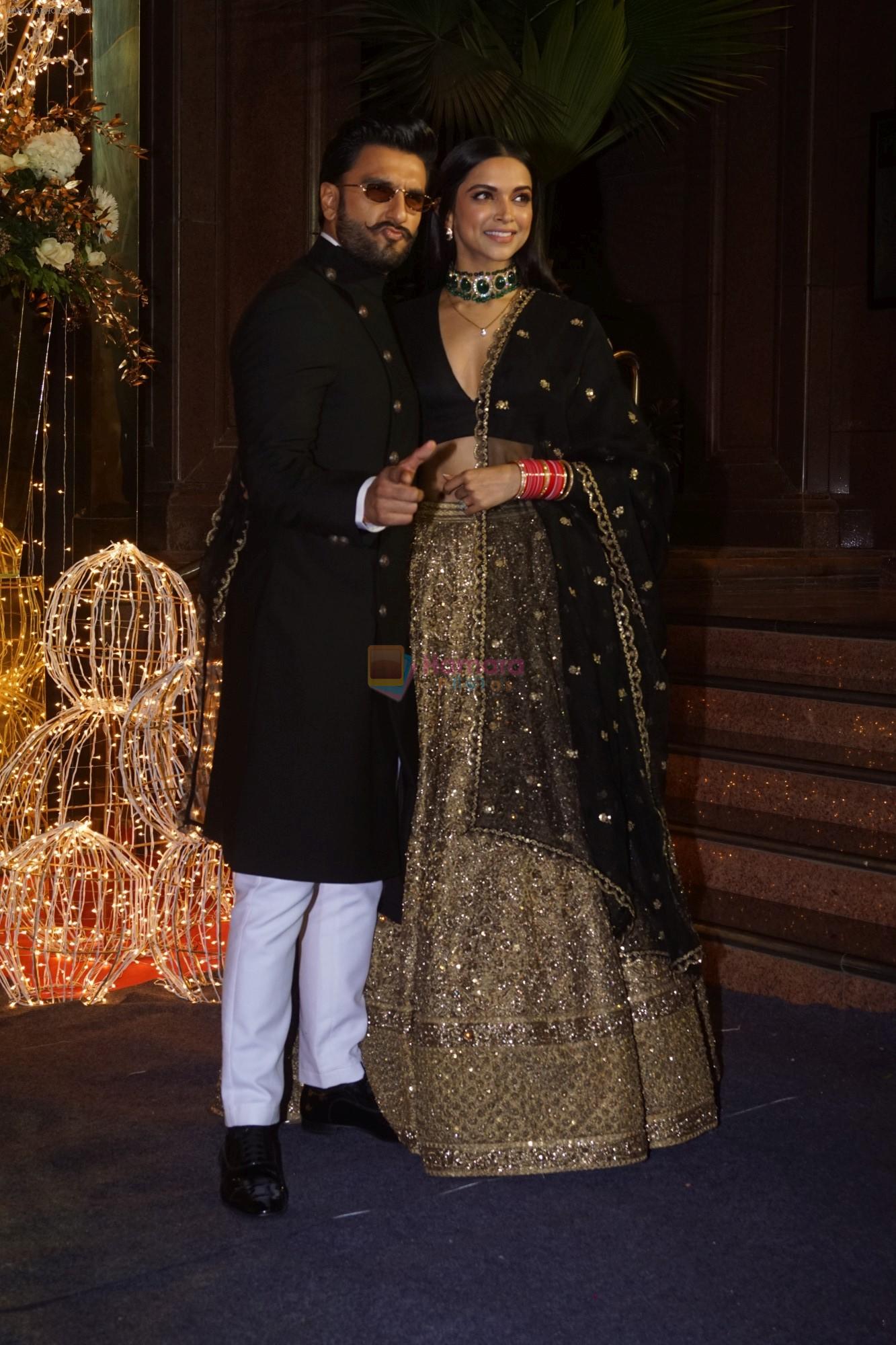 Deepika Padukone, Ranveer Singh at Priyanka Chopra & Nick Jonas wedding reception in Taj Lands End bandra on 20th Dec 2018