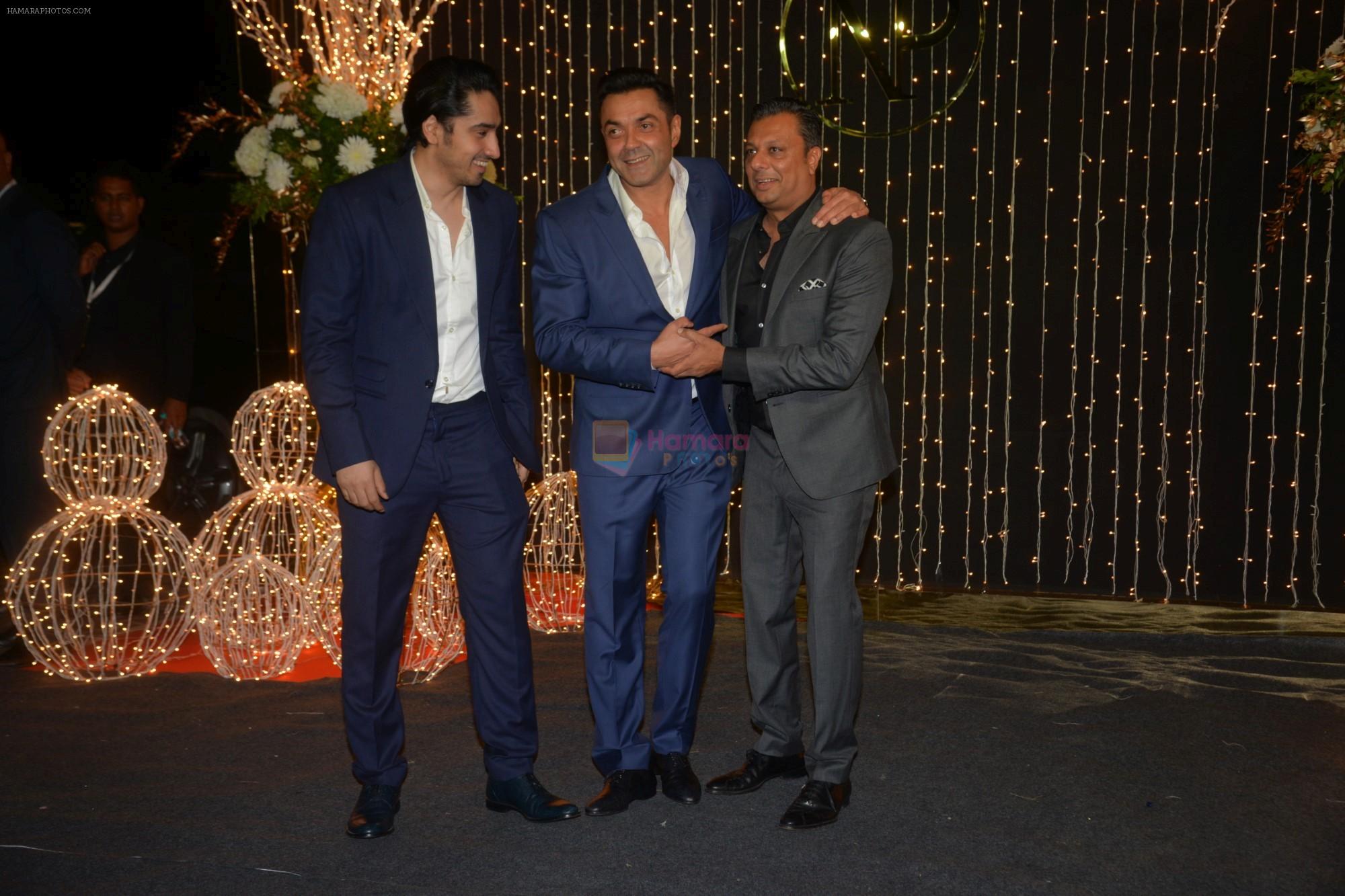Bobby Deol at Priyanka Chopra & Nick Jonas wedding reception in Taj Lands End bandra on 20th Dec 2018