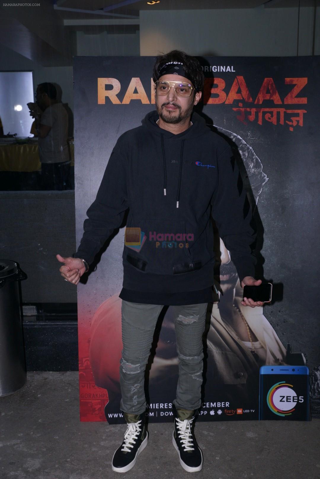 Jimmy Shergill at the Screening of Zee5's new series Rangbaaz in sunny sound juhu on 21st Dec 2018