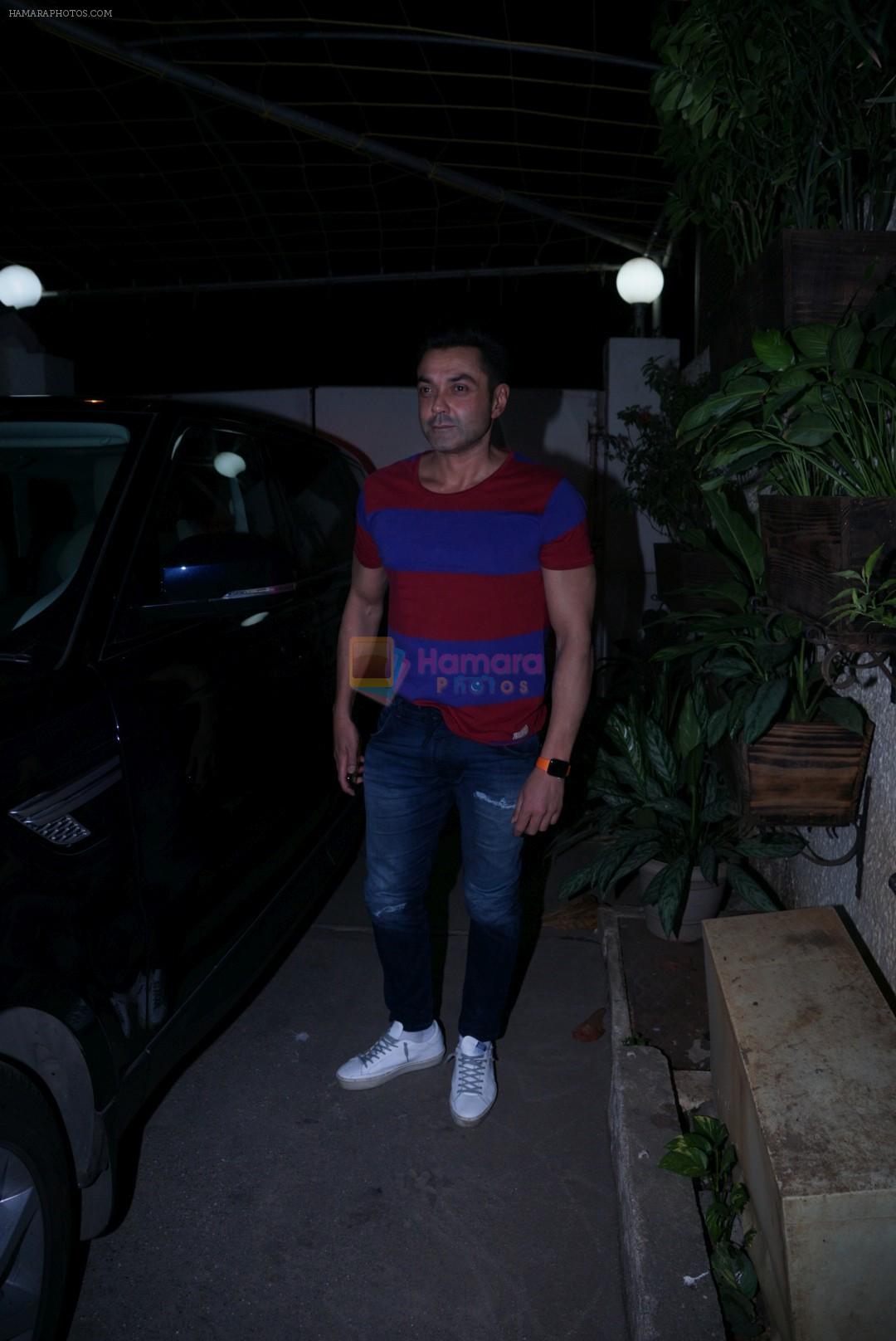 Bobby Deol at the Screening of Zee5's new series Rangbaaz in sunny sound juhu on 21st Dec 2018