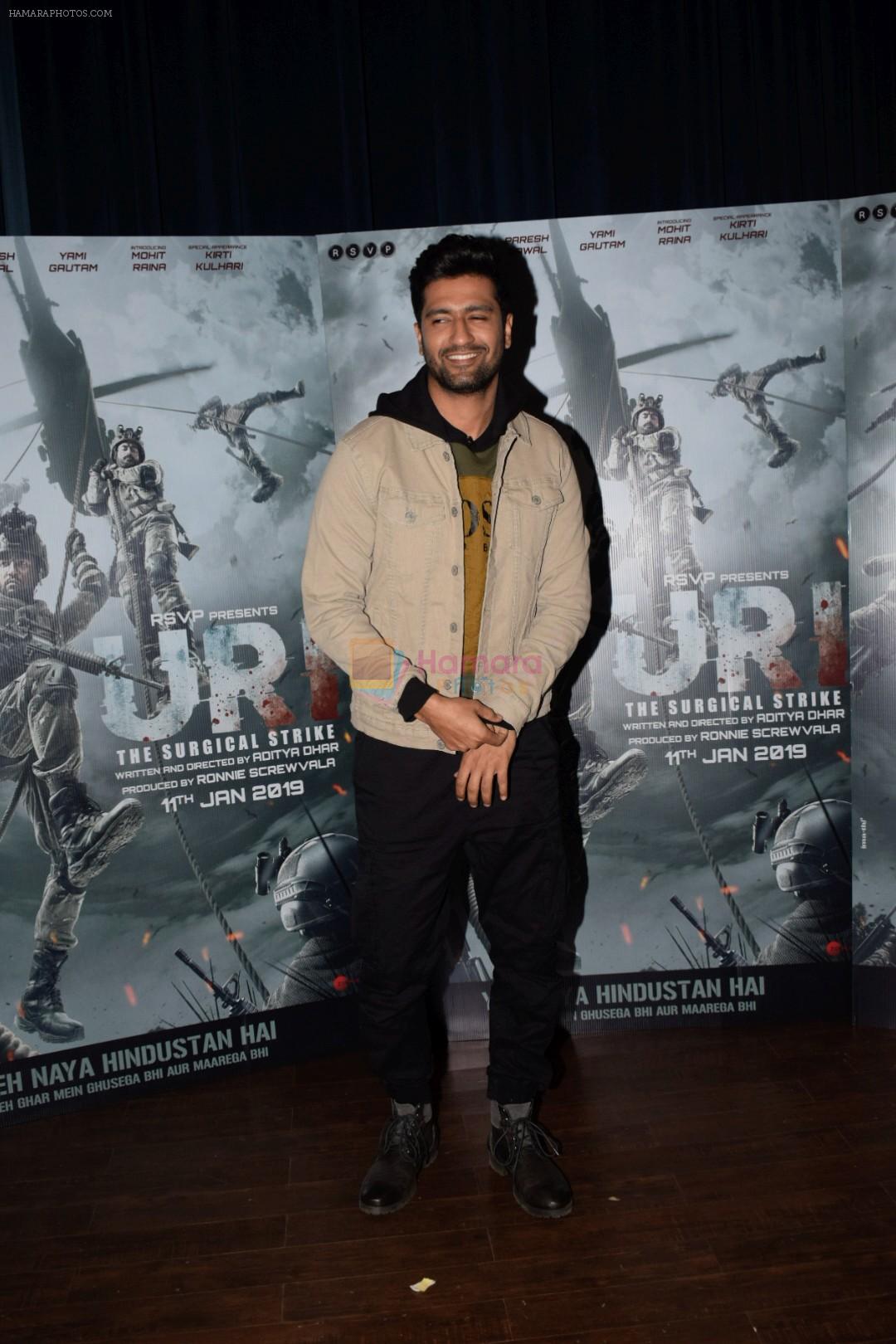 Vicky Kaushal during the media interactions for thier film Uri in jw marriott juhu on 22nd Dec 2018