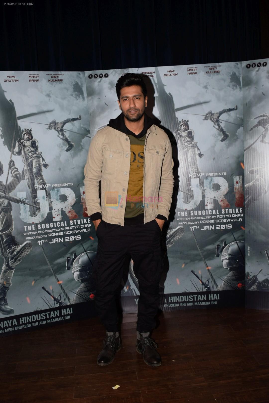 Vicky Kaushal during the media interactions for thier film Uri in jw marriott juhu on 22nd Dec 2018