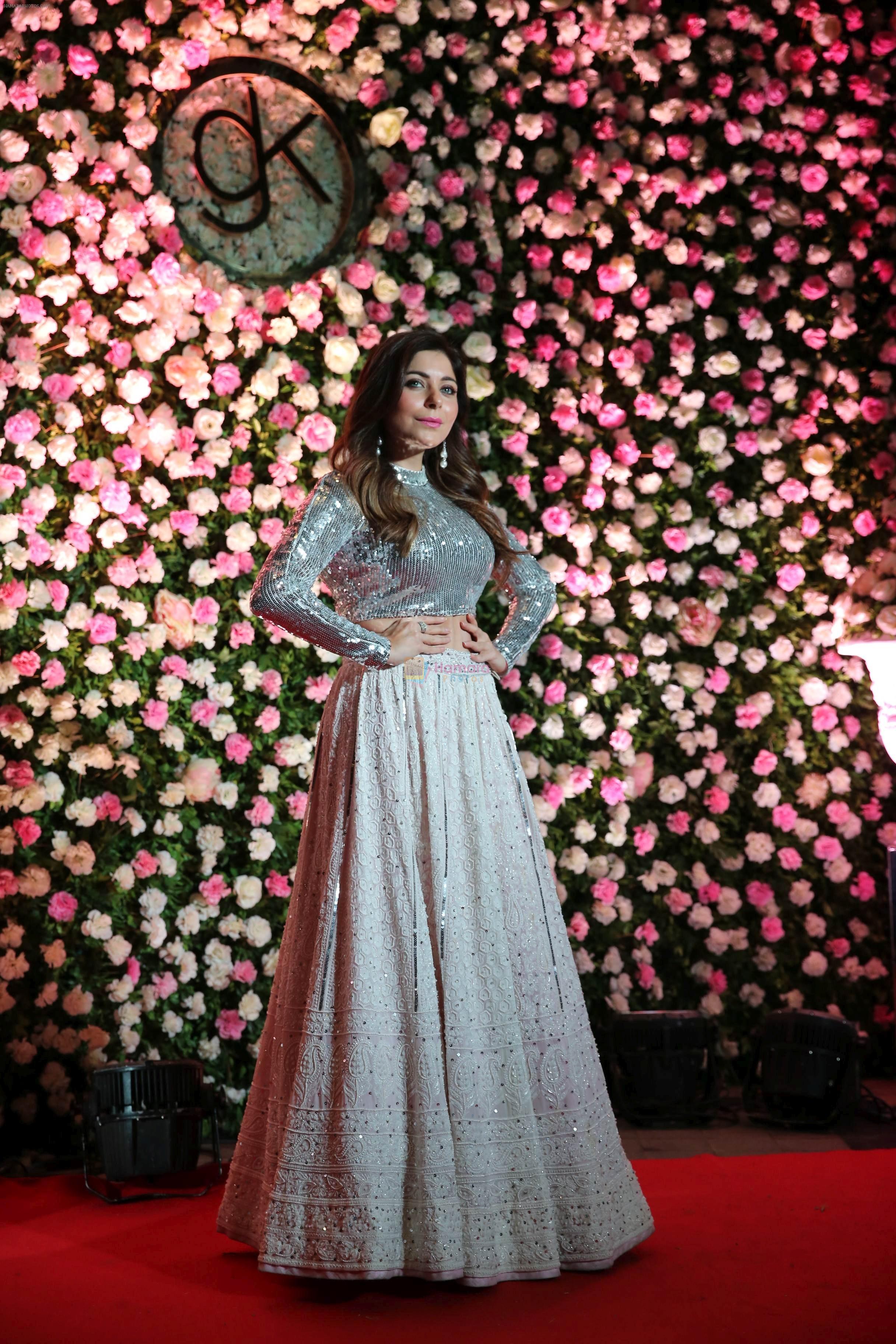 Kanika Kapoor at Kapil Sharma's wedding reception in jw marriott Sahar on 25th Dec 2018
