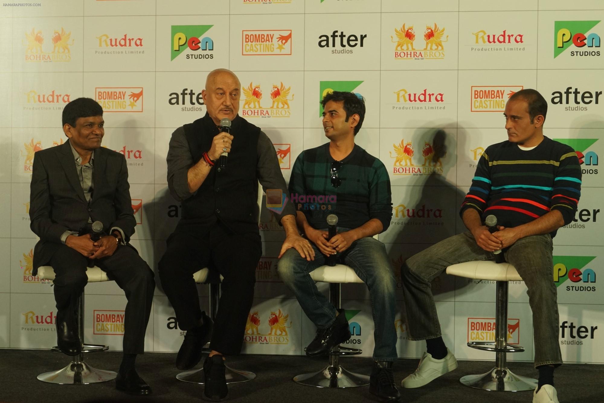 Anupam Kher, Akshaye Khanna, Vijay Gutte at the Trailer Launch Of Film The Accidental Prime Minister on 26th Dec 2018