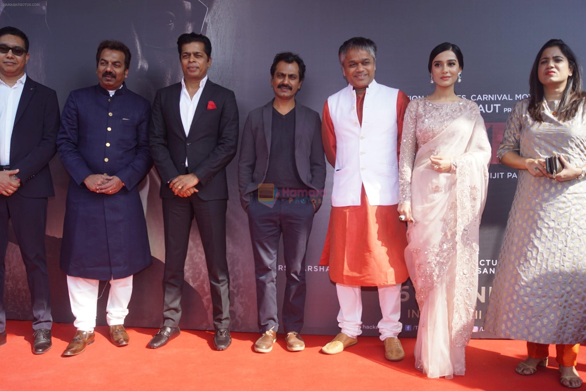 Amrita Rao, Nawazuddin Siddiqui at the Trailer Launch of film Thackeray on 26th Dec 2018