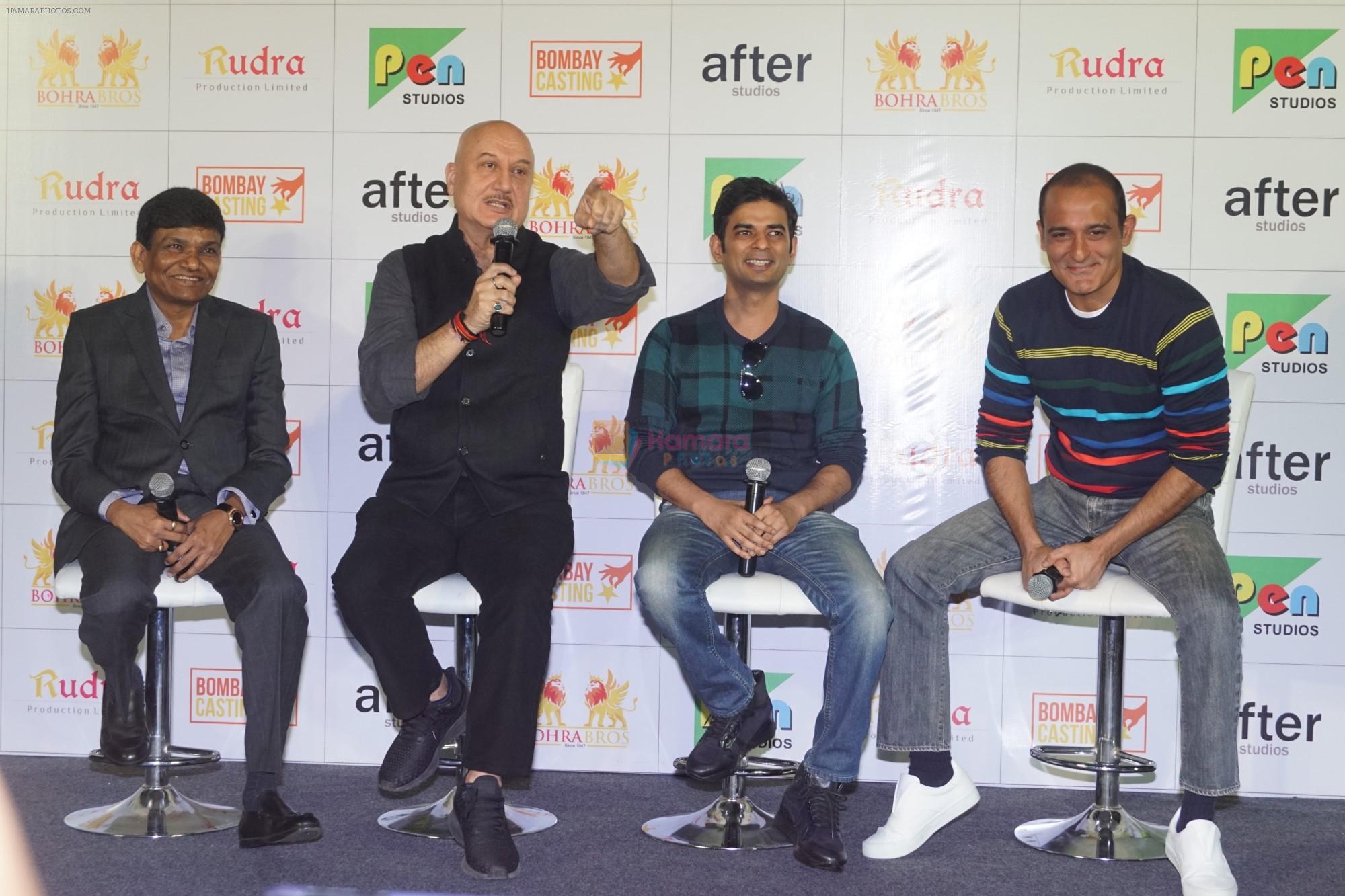 Anupam Kher, Akshaye Khanna, Vijay Gutte at the Trailer Launch Of Film The Accidental Prime Minister on 26th Dec 2018