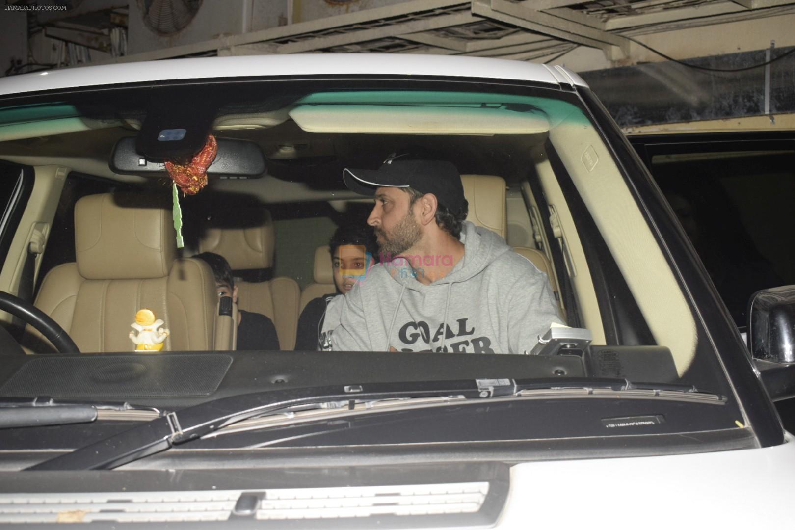Hrithik Roshan & Sussanne with sons spotted at pvr juhu on 30th Dec 2018