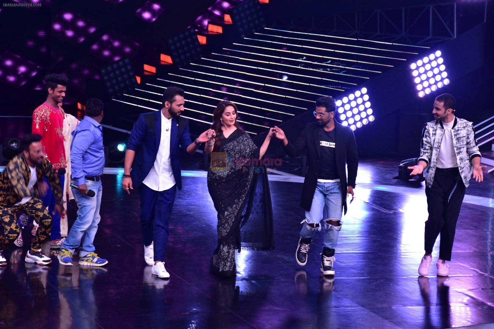 Madhuri Dixit Nene on the sets of DANCE Plus 4 on 7th Jan 2019