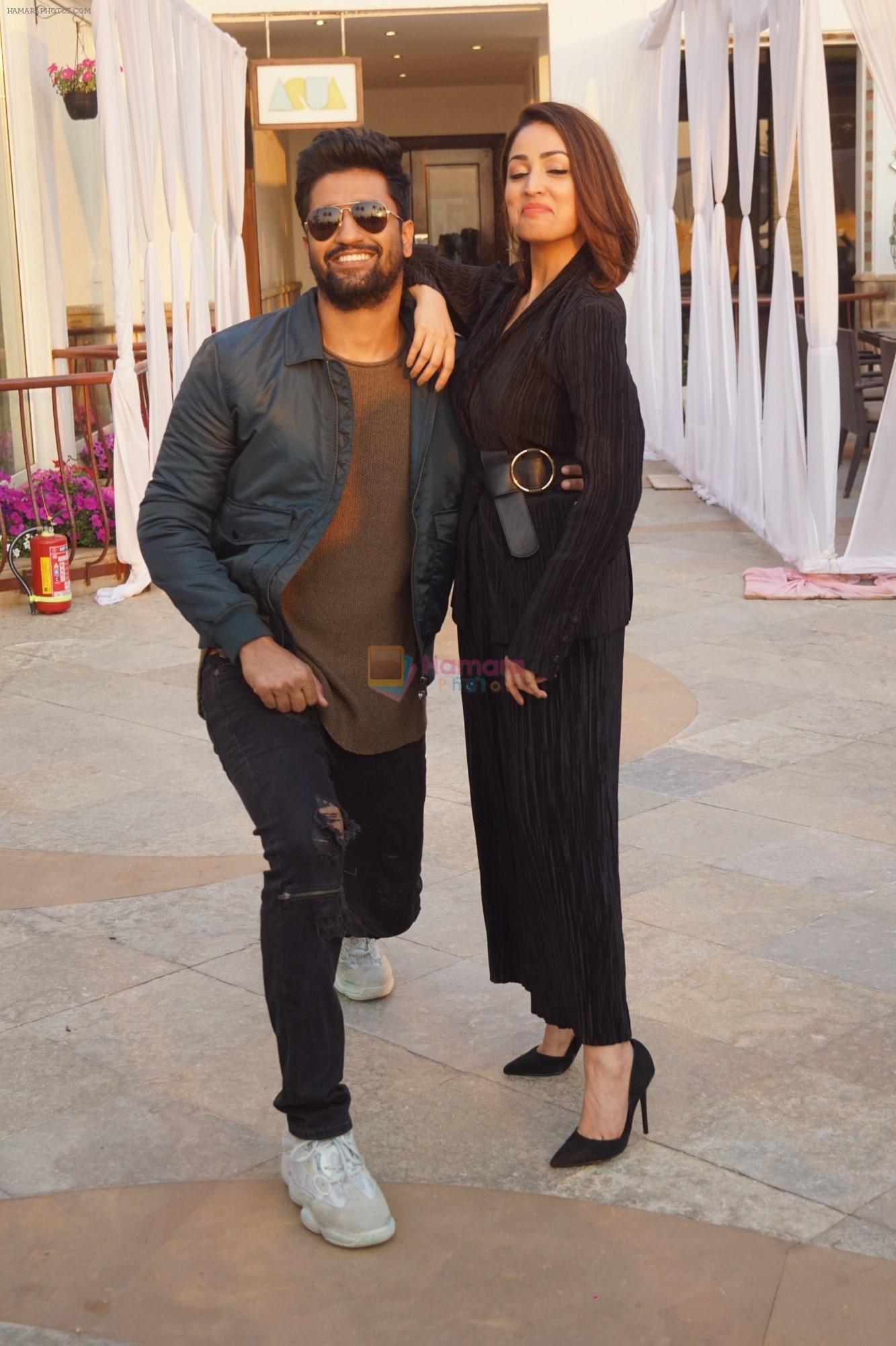 Vicky Kaushal, Yami Gautam Spotted for Media Interview of film URI on 7th Jan 2019
