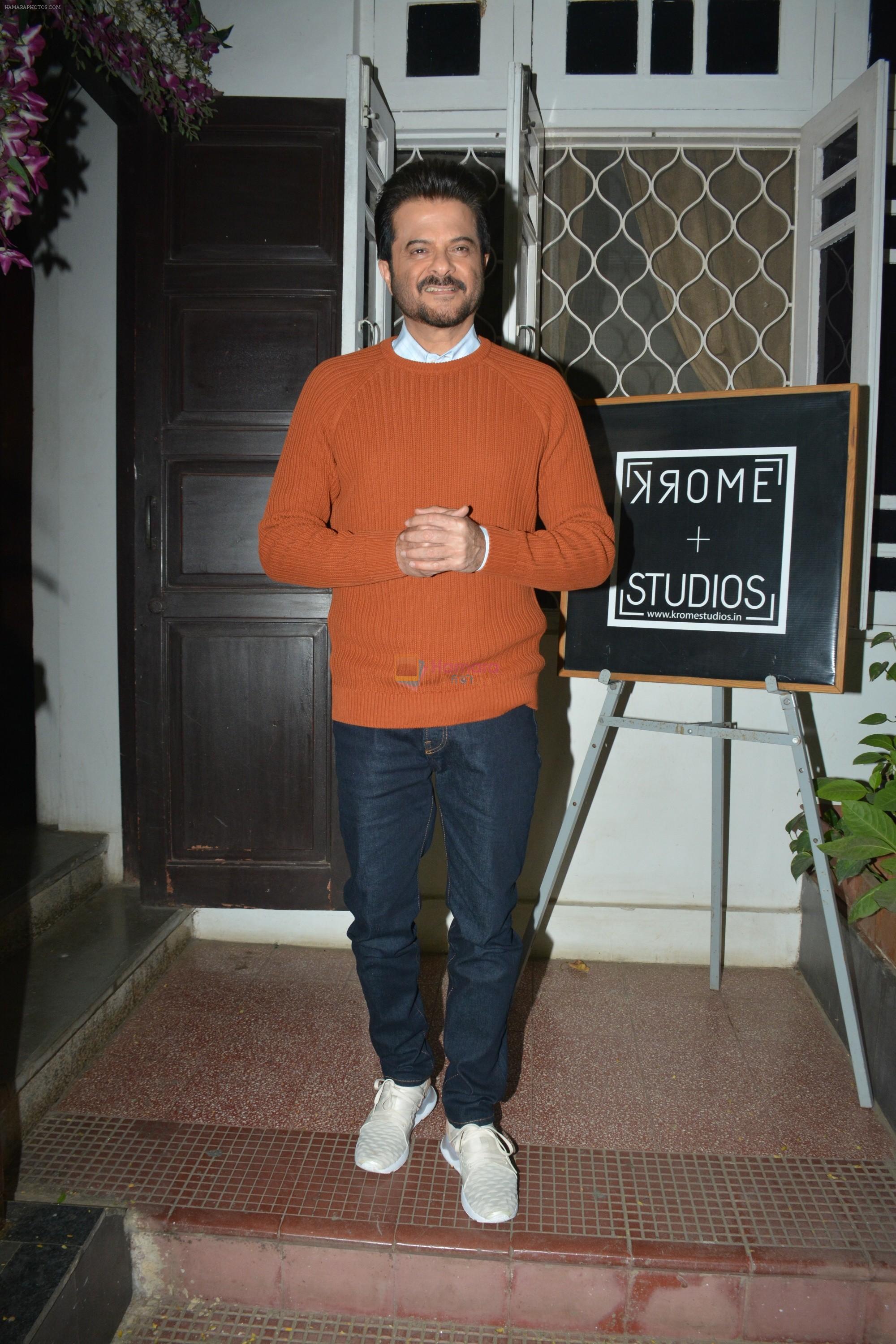 Anil Kapoor spotted at Krome studio bandra on 7th Jan 2019