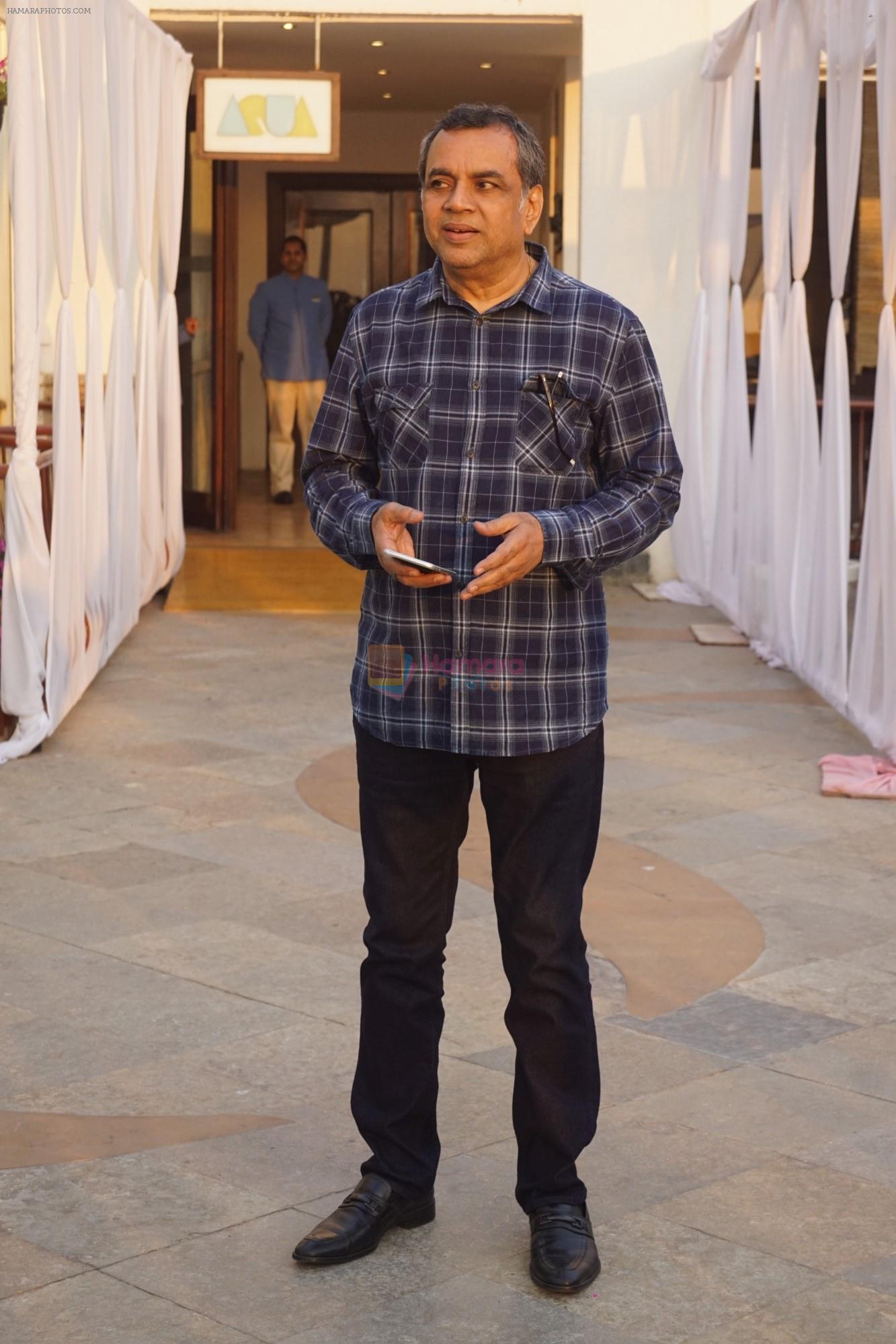 Paresh Rawal Spotted for Media Interview of film URI on 7th Jan 2019