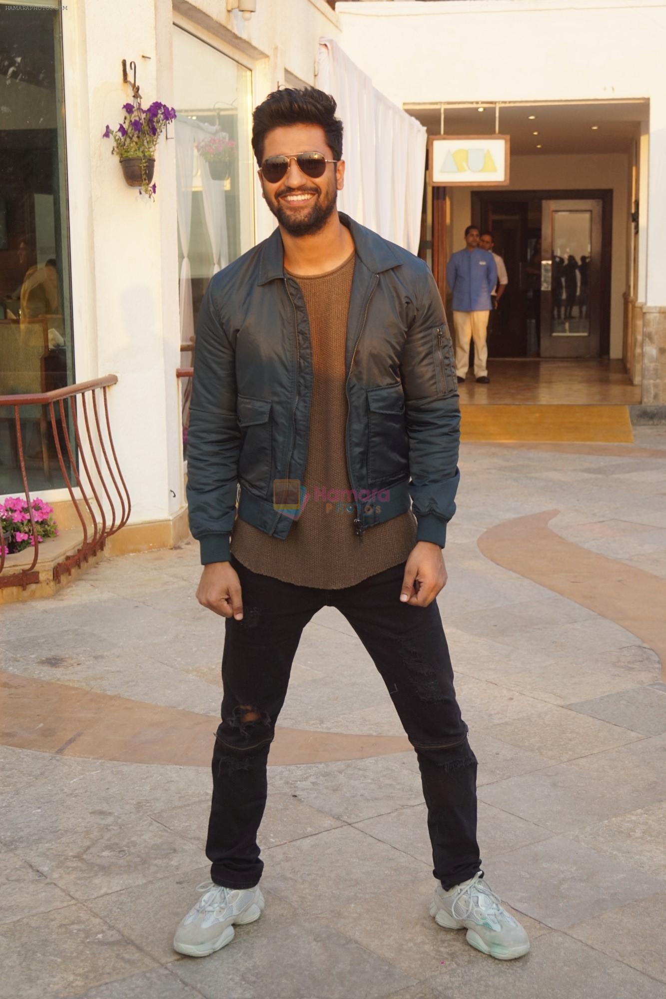 Vicky Kaushal Spotted for Media Interview of film URI on 7th Jan 2019