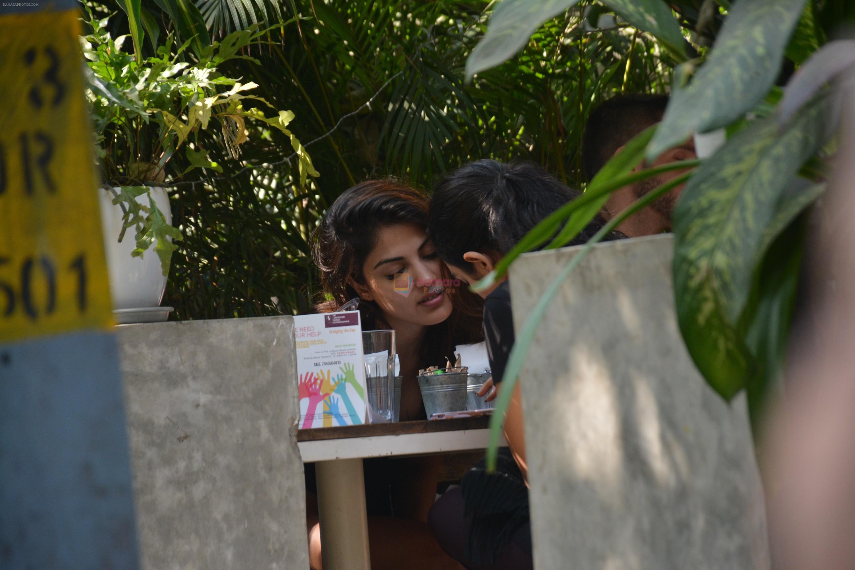 Rhea chakraborty spotted at kitchen garden bandra on 10th Jan 2019