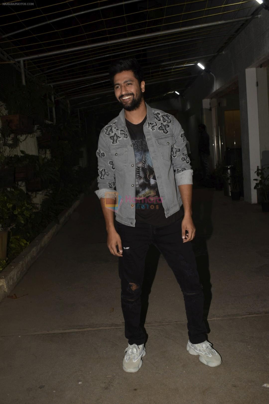 Vicky Kaushal at the Screening of film Uri in sunny sound juhu on 12th Jan 2019