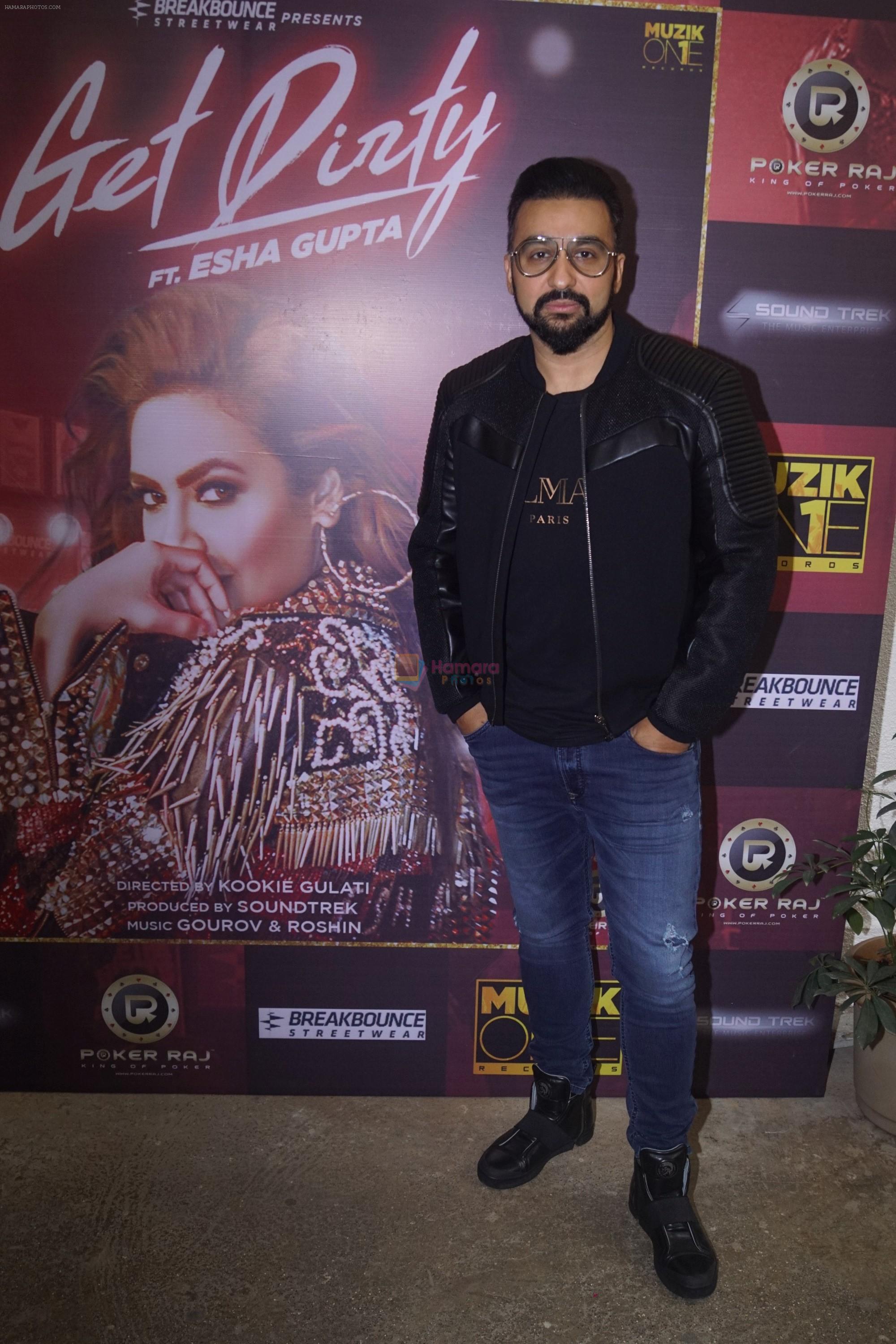 Raj Kundra at the Music Launch of Muzik One Record 1st Single Get Dirty on 11th Jan 2019