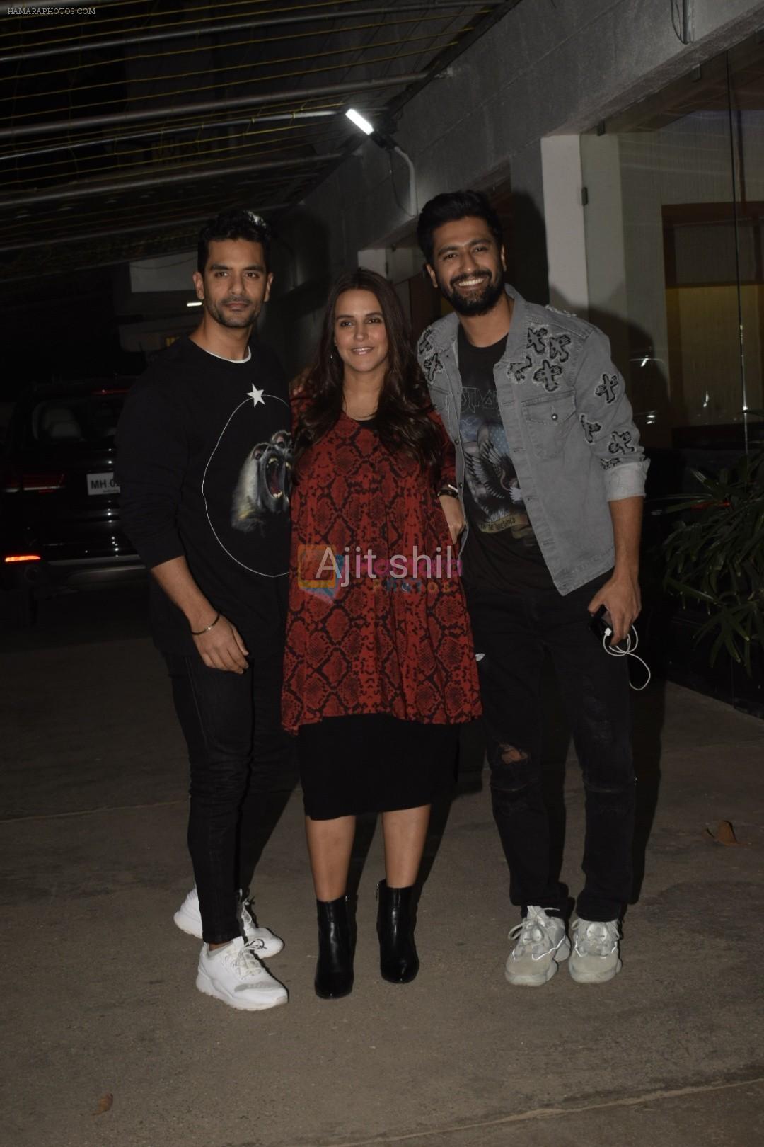 Vicky Kaushal at the Screening of film Uri in sunny sound juhu on 12th Jan 2019