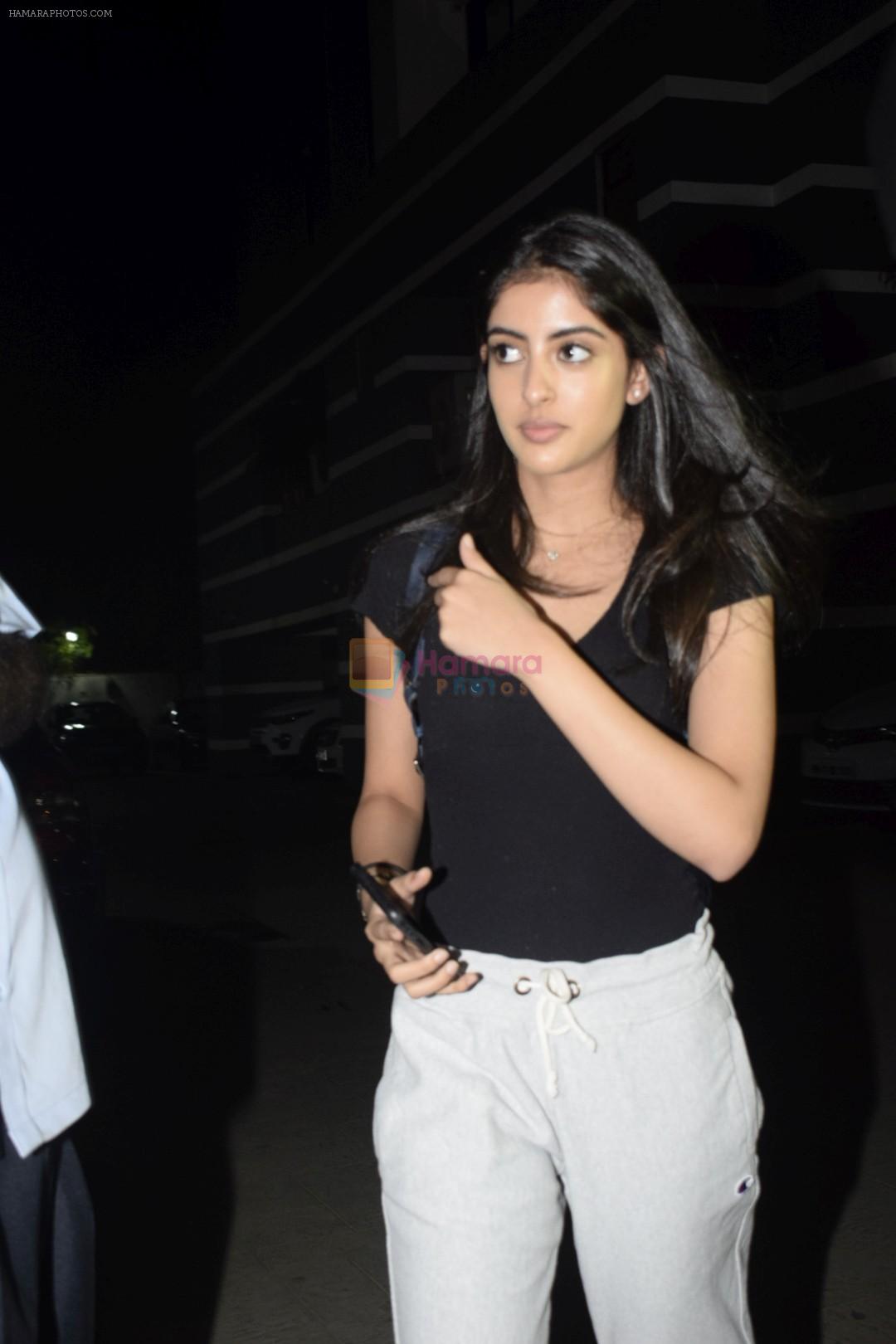Navya Naveli Nanda Spotted At Sanjay Kapoor's House In Juhu on 11th Jan 2019