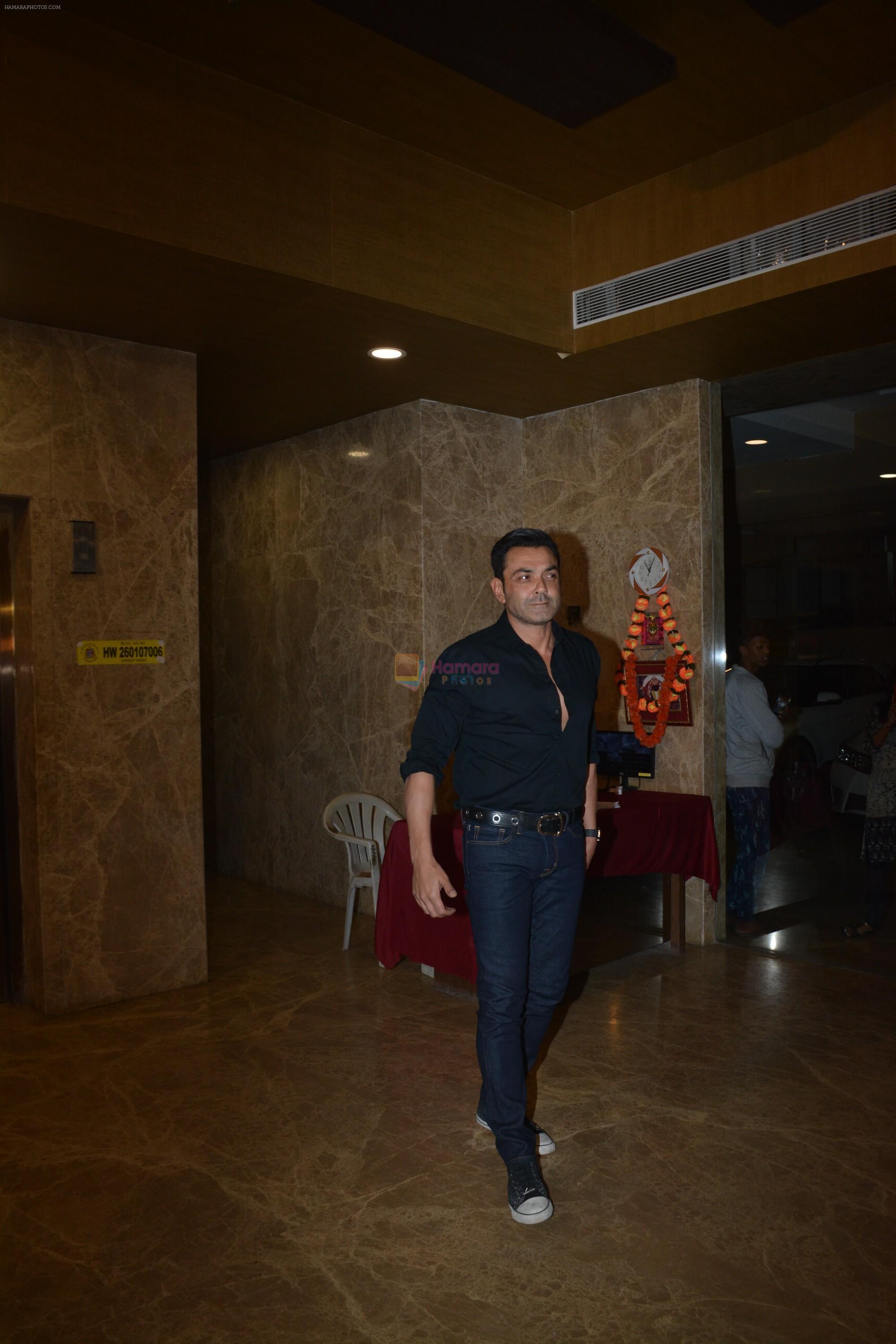 Bobby Deol at Ramesh Taurani's birthday party at his house in khar on 17th Jan 2019