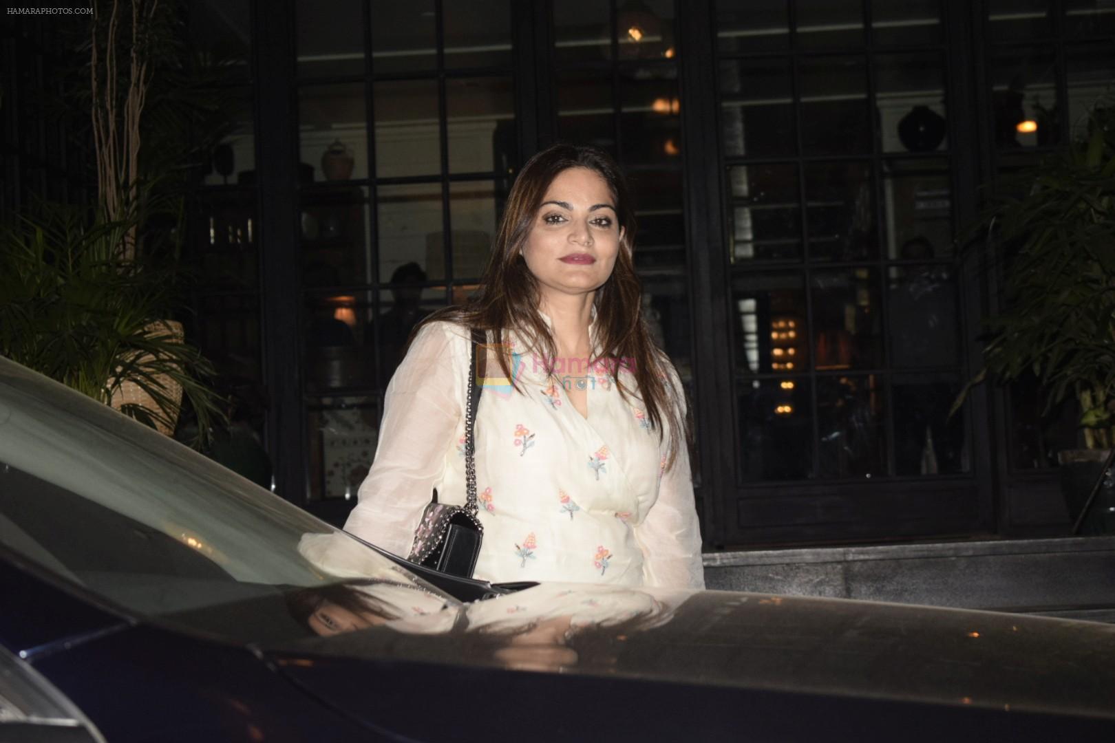 Alvira Khan spotted at Soho House juhu on 17th Jan 2019