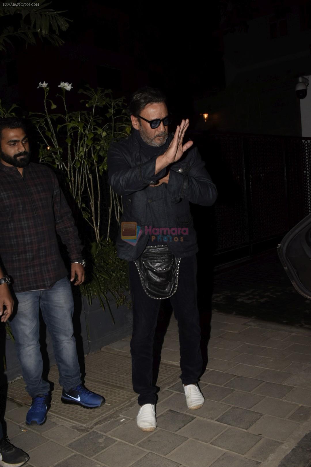 Jackie Shroff spotted at Soho House on 17th Jan 2019