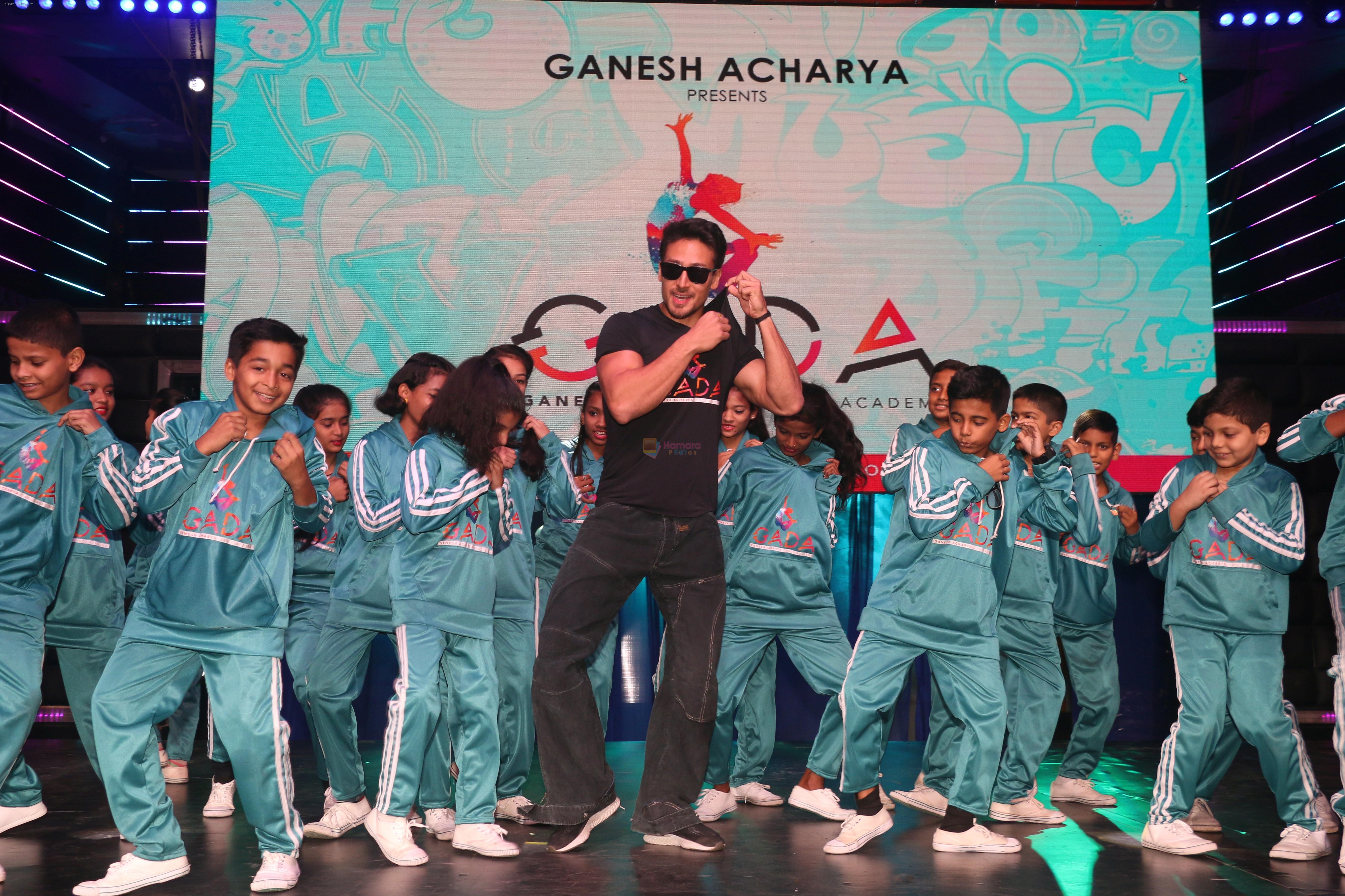 Tiger Shroff at the launch of Ganesh Acharya Dance Academy in goregoan on 22nd Jan 2019
