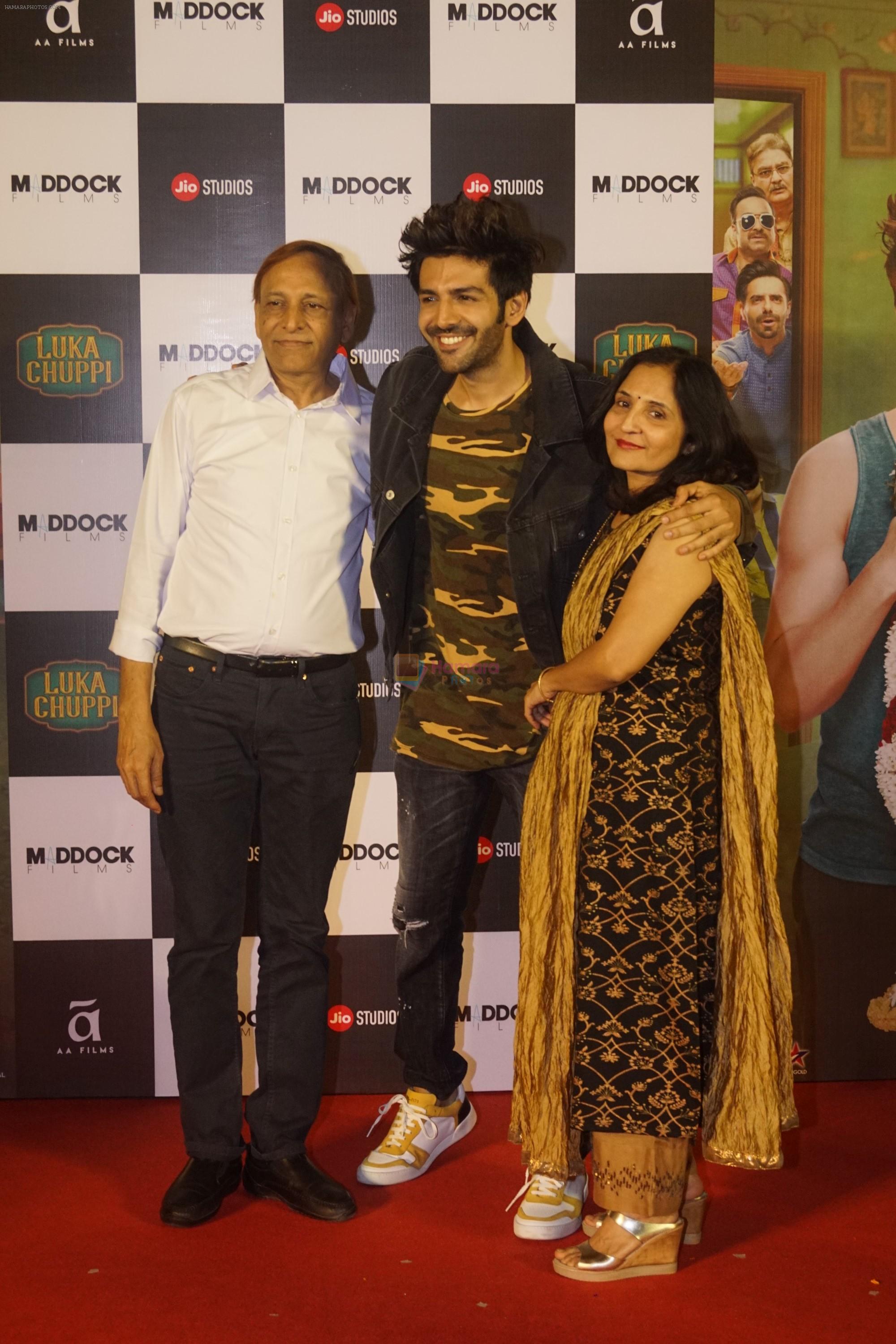 Kartik Aaryan at theTrailer Launch Of Film Luka Chuppi in Mumbai on 24th Jan 2019