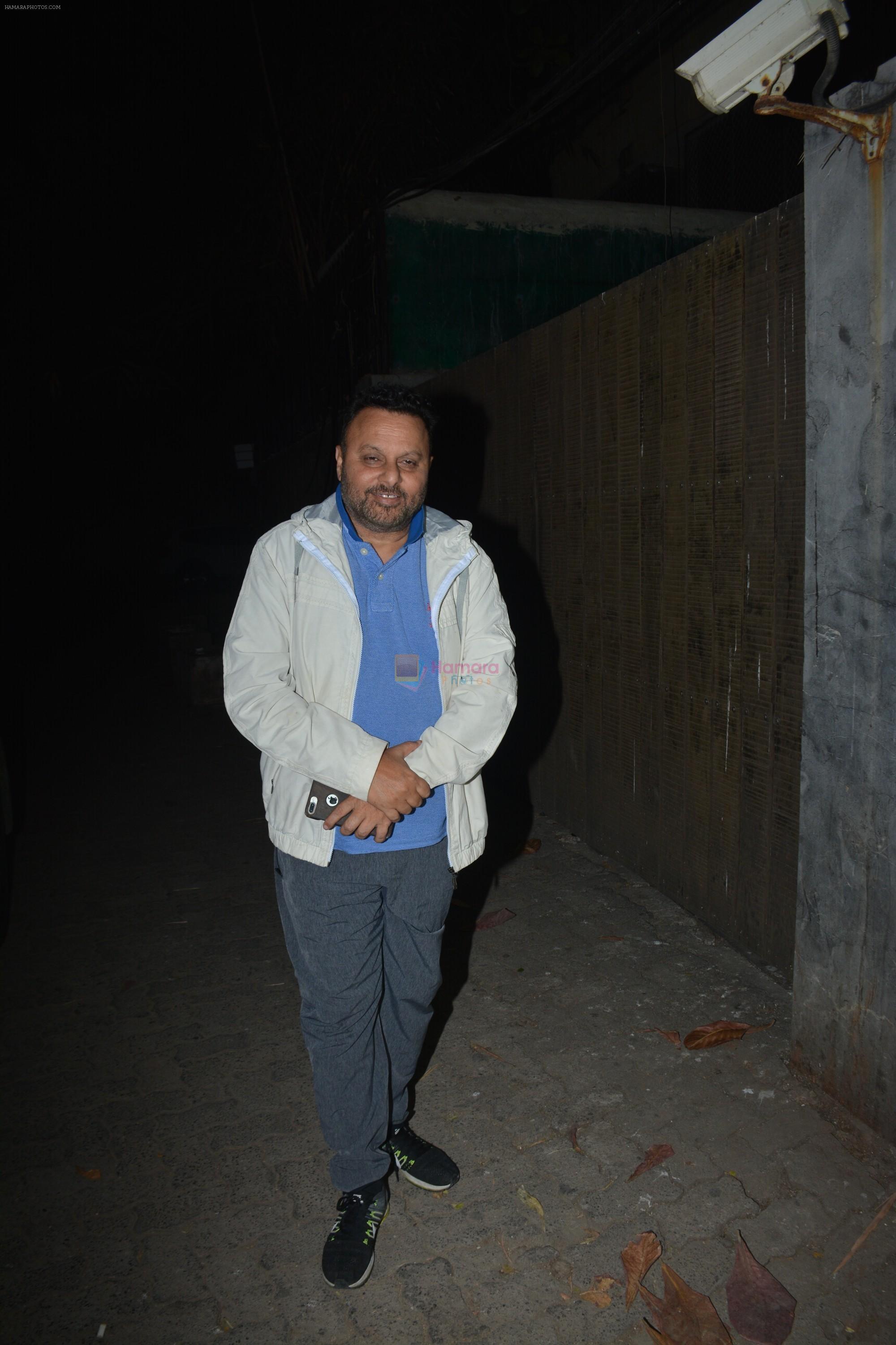 Anil Sharma at the Screening of film Thackeray in sunny super sound on 24th Jan 2019