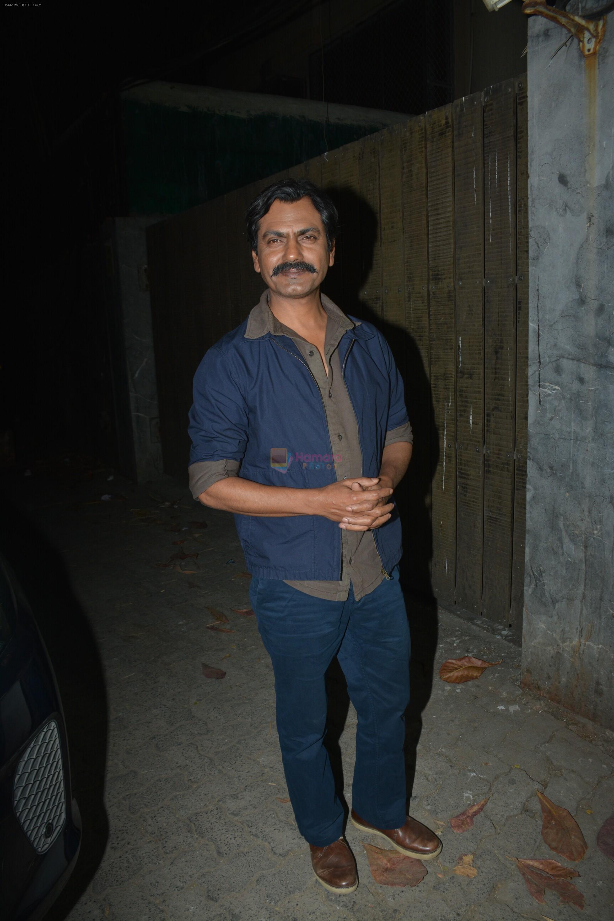 Nawazuddin Siddiqui at the Screening of film Thackeray in sunny super sound on 24th Jan 2019