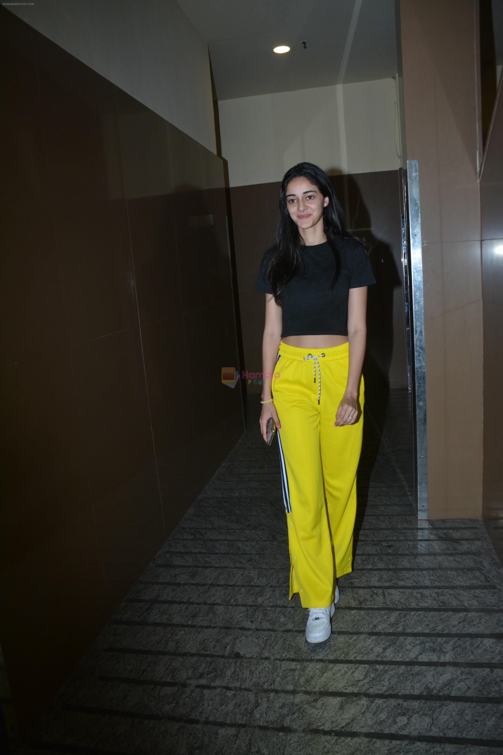 Ananya Pandey spotted at pvr juhu on 24th Jan 2019