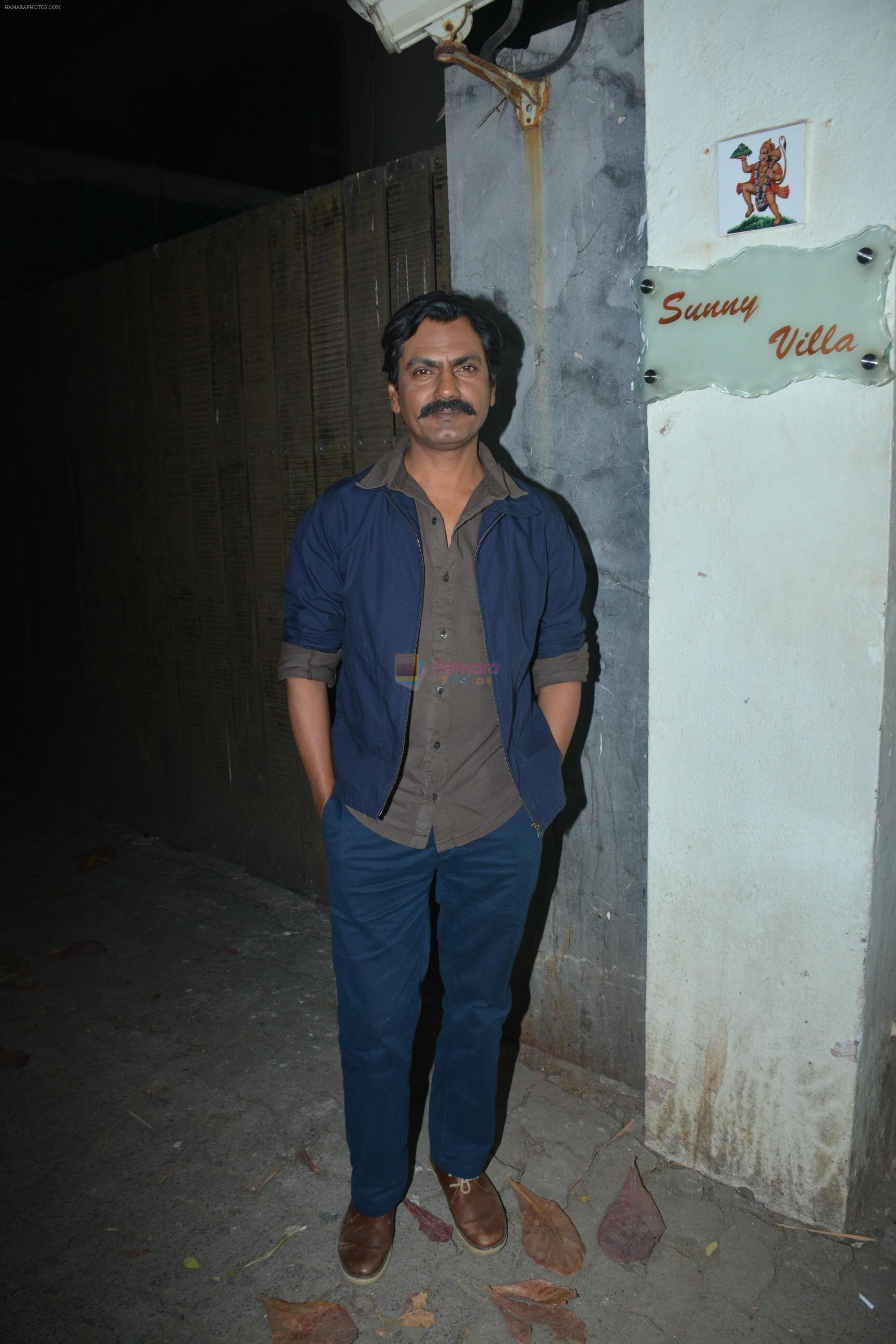 Nawazuddin Siddiqui at the Screening of film Thackeray in sunny super sound on 24th Jan 2019