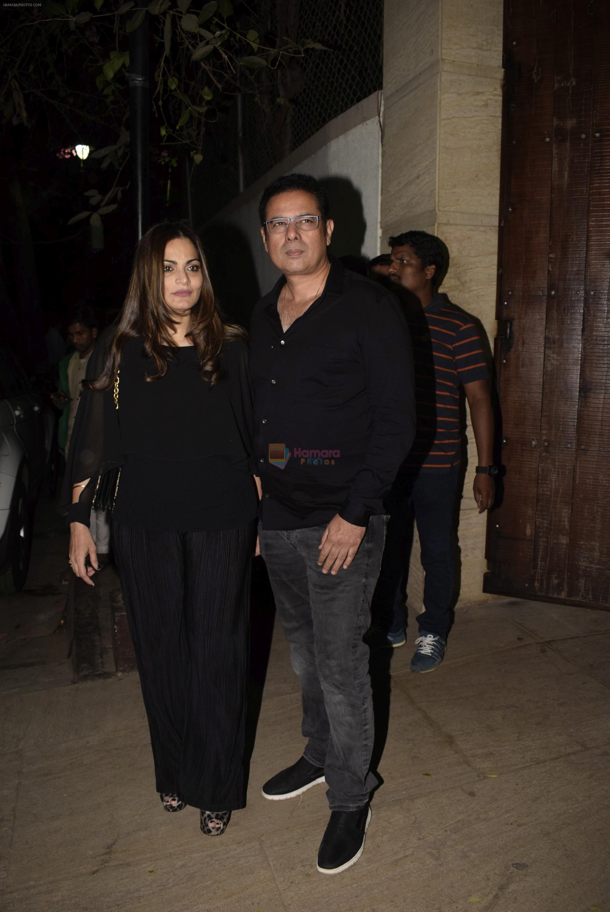 Alvira Khan, Atul Agnihotri at Bobby Deol's birthday party at his home in juhu on 27th Jan 2019